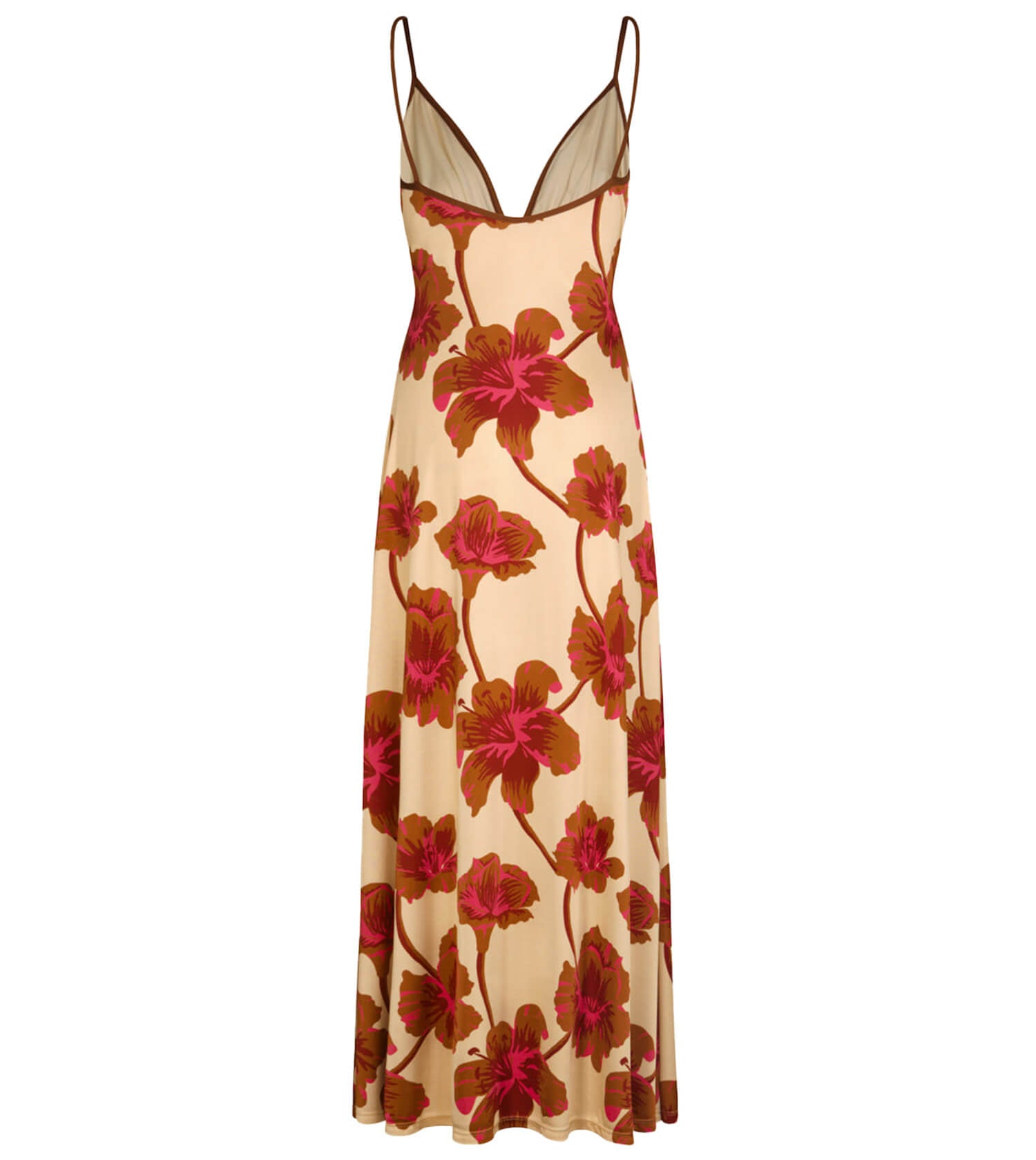JOHANNA ORTIZ SENDERO DE ASTROMELIAS ANKLE DRESS