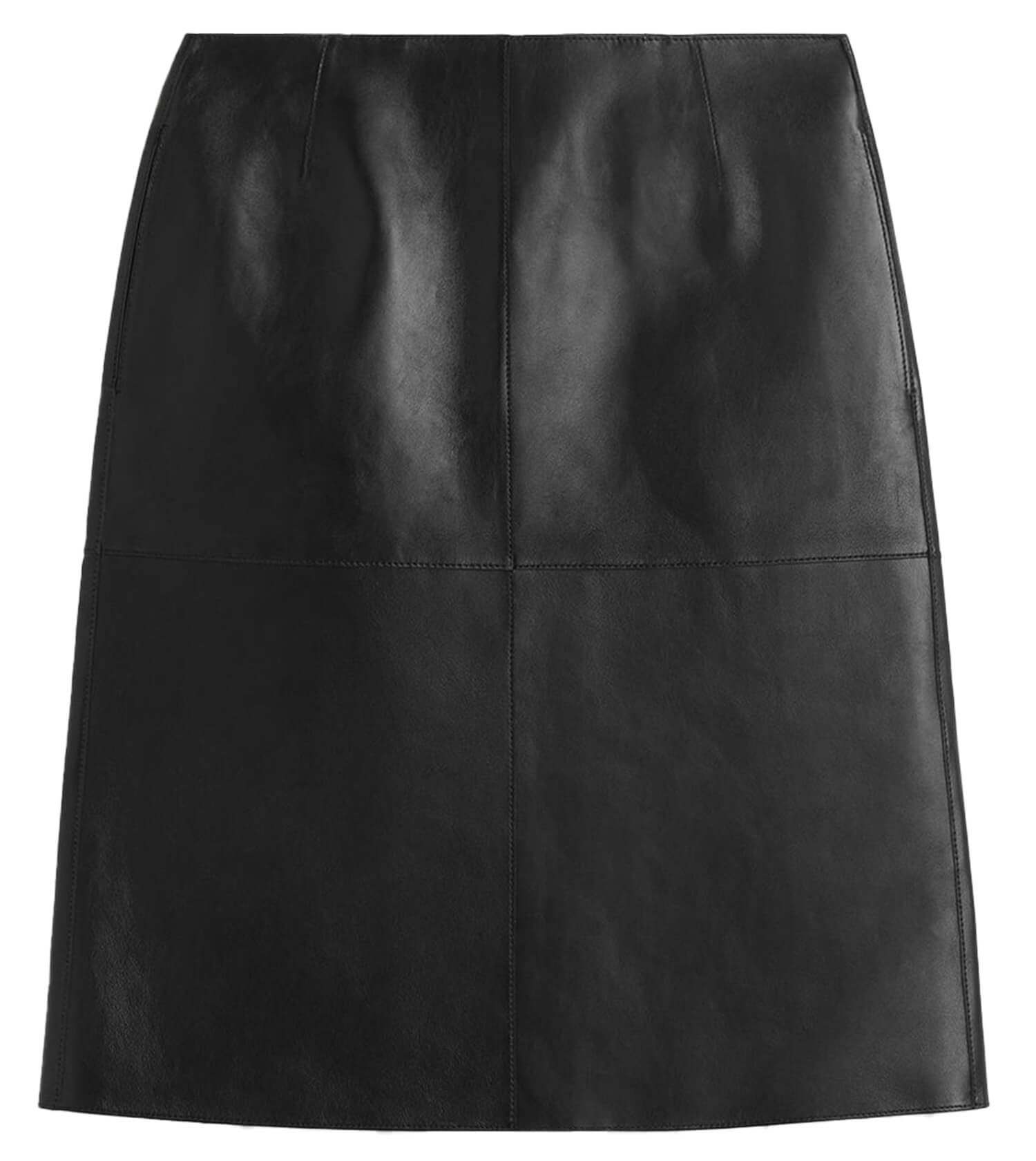 TOTEME Paneled Leather Skirt