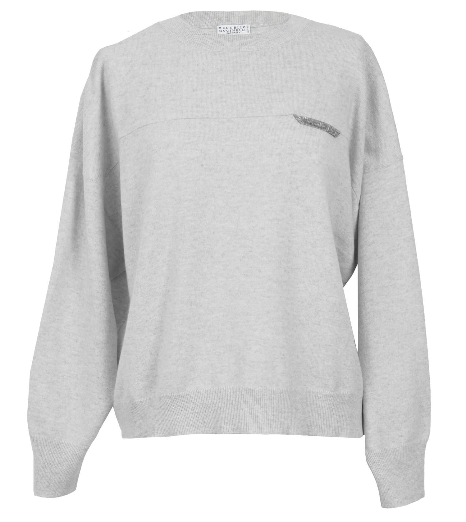 BRUNELLO CUCINELLI Cashmere Long Sleeve With Tab Detail