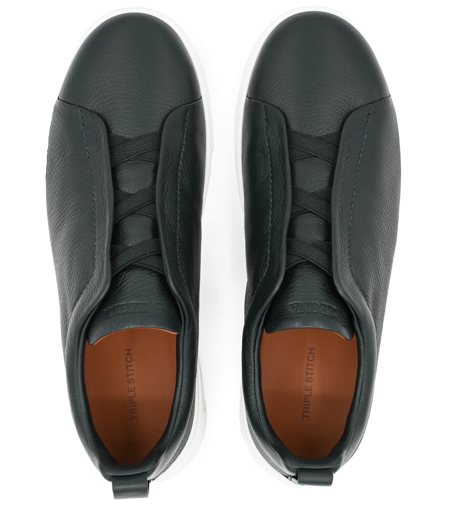 ZEGNA Triple Stitch Low Top Sneaker