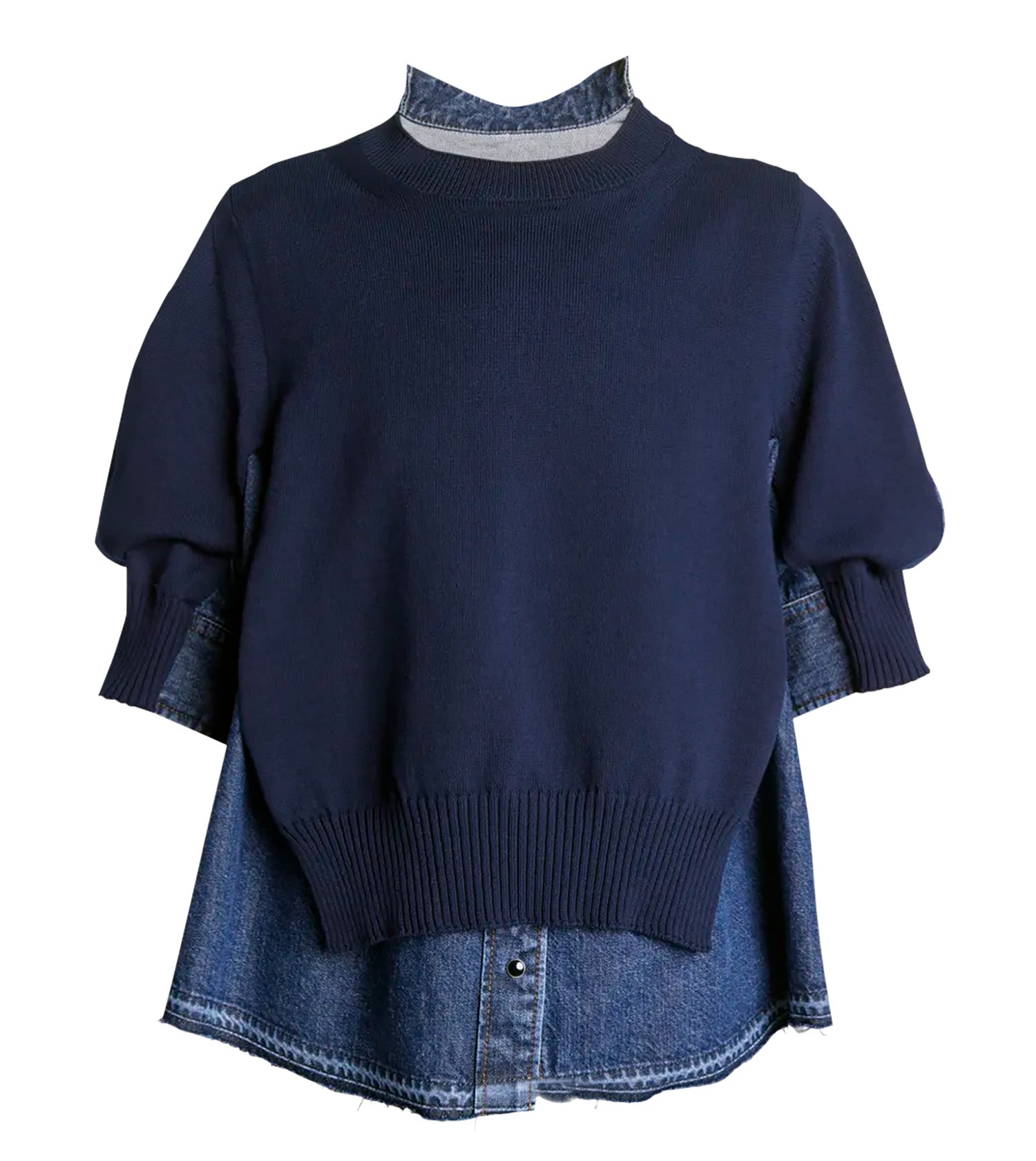 SACAI Denim x Knit Pullover + Colors