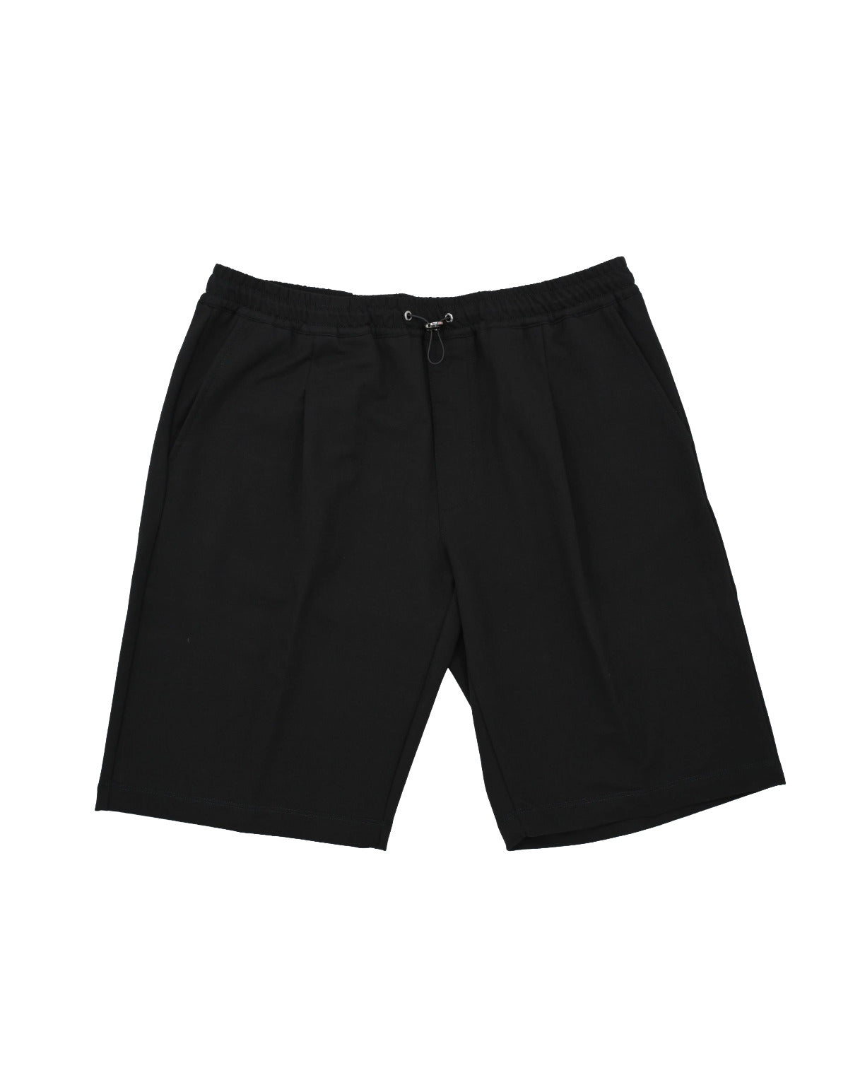Black shorts on a white background