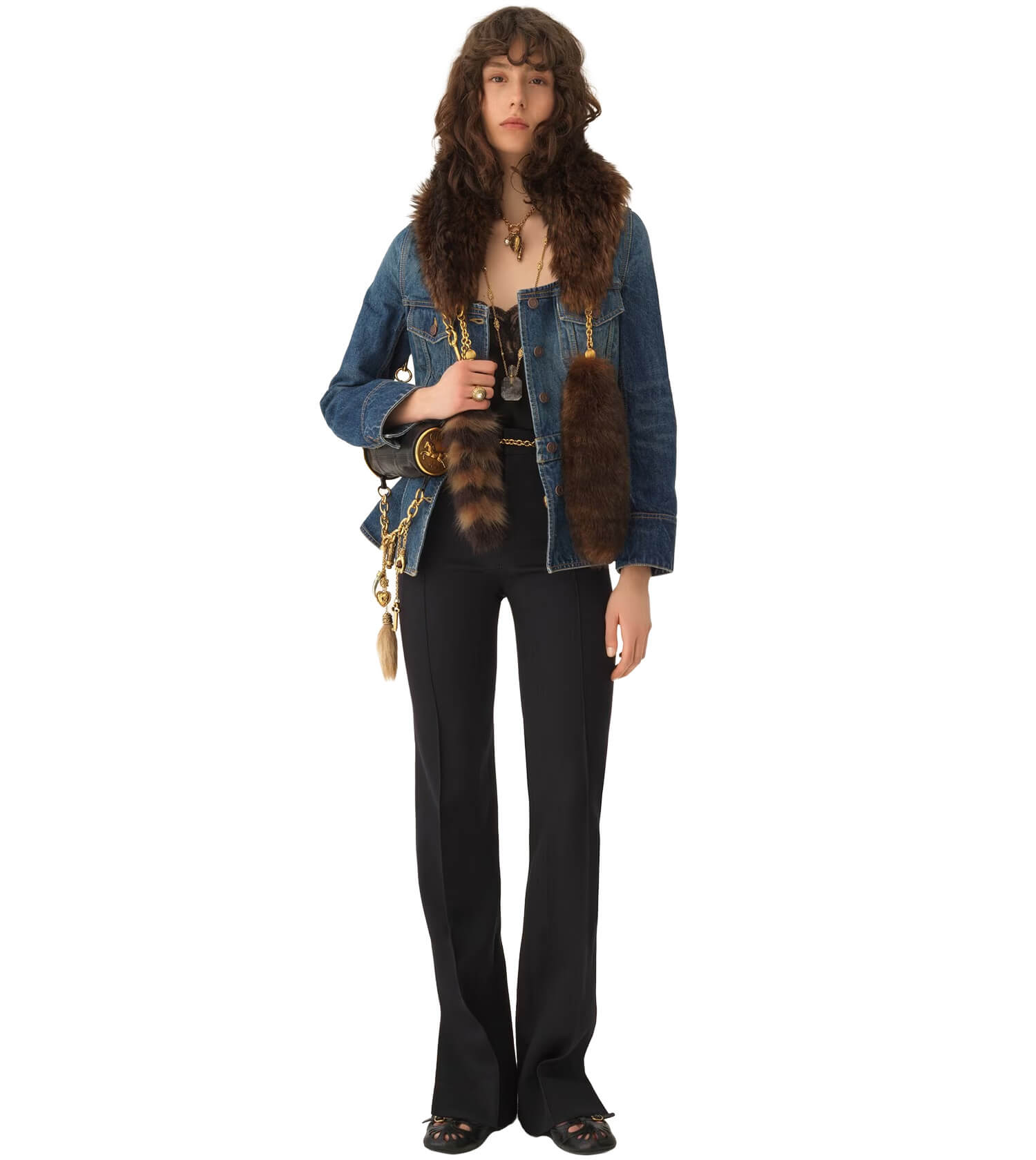 CHLOÉ Denim Jacket With Belt