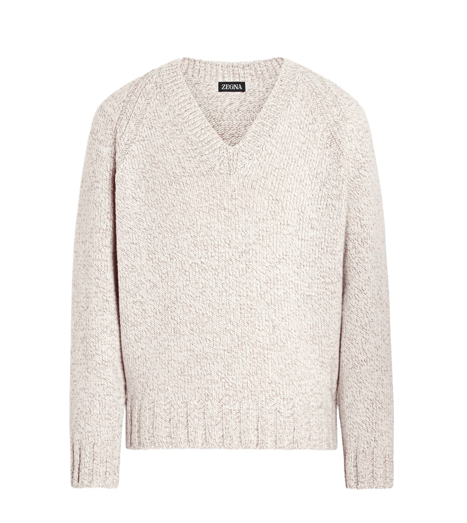 ZEGNA Cashmere/Wool V-Neck Sweater
