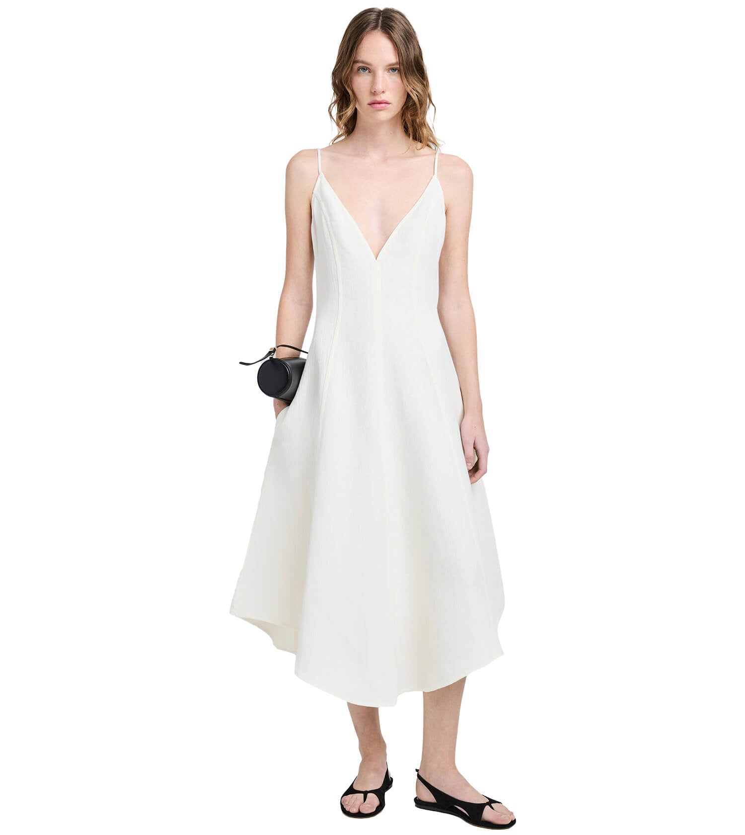 PROENZA SCHOULER Elaine Dress in Cotton Viscose Linen