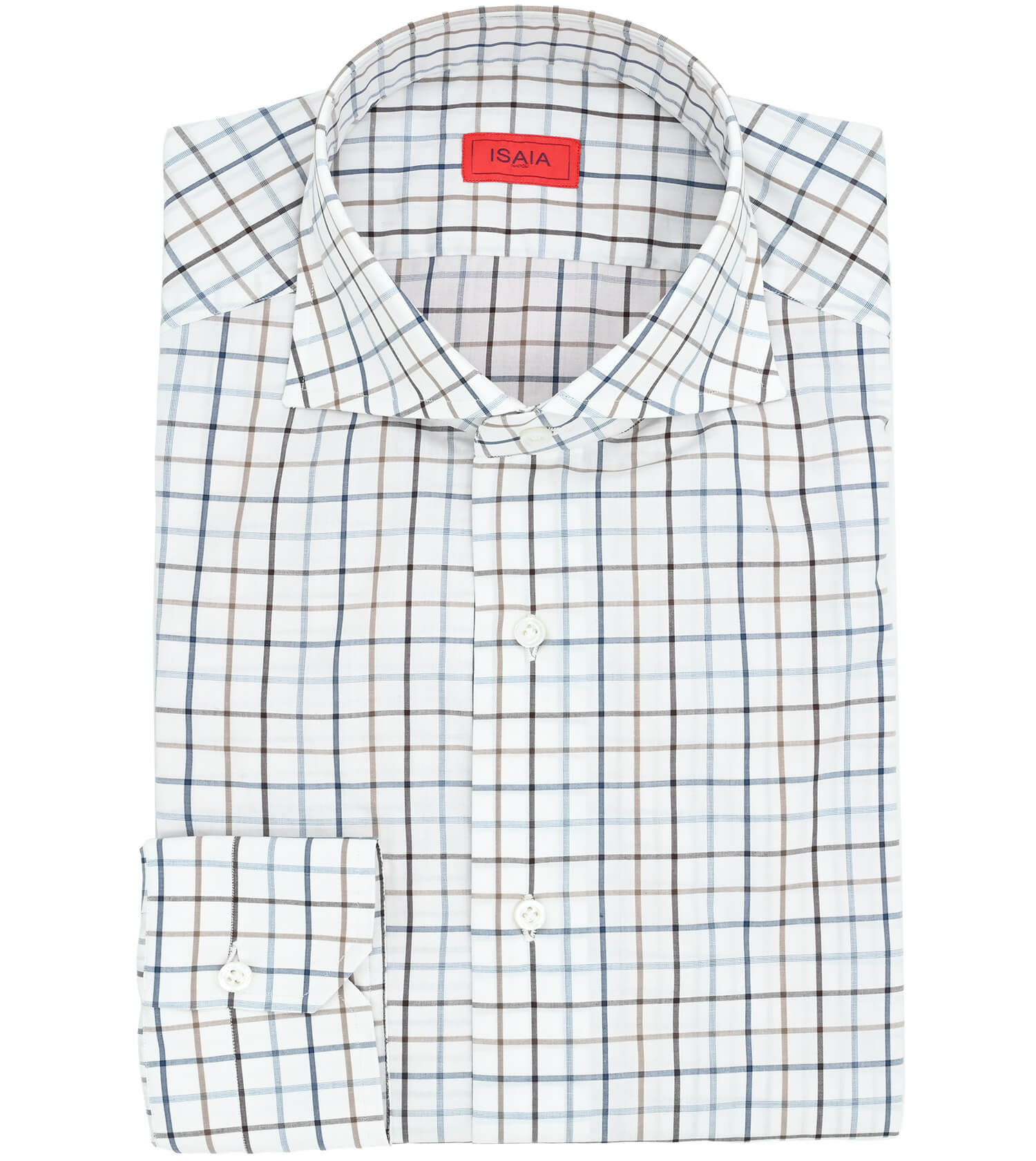 ISAIA Tattersall Check Sport Shirt
