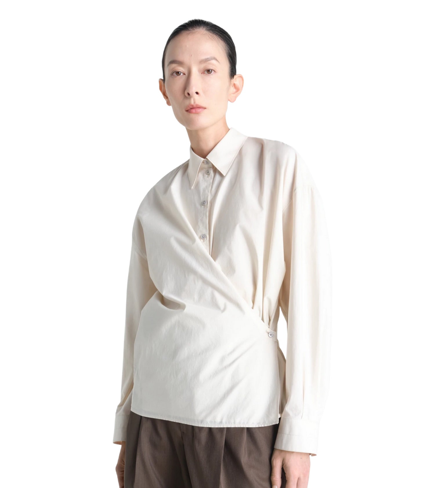 LEMAIRE Straight Collar twisted Shirt