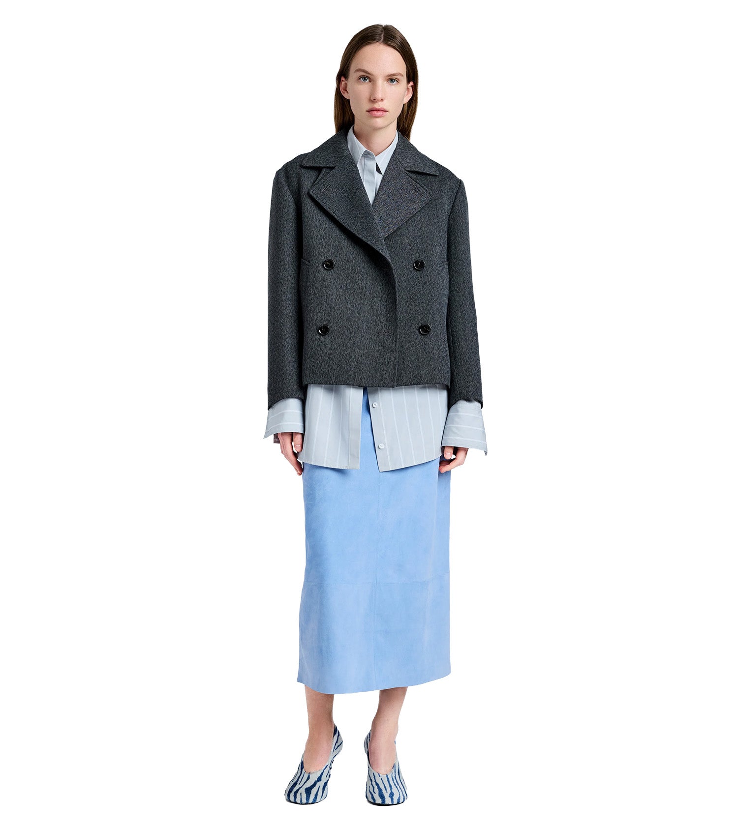 PROENZA SCHOULER Nadia Skirt in Suede