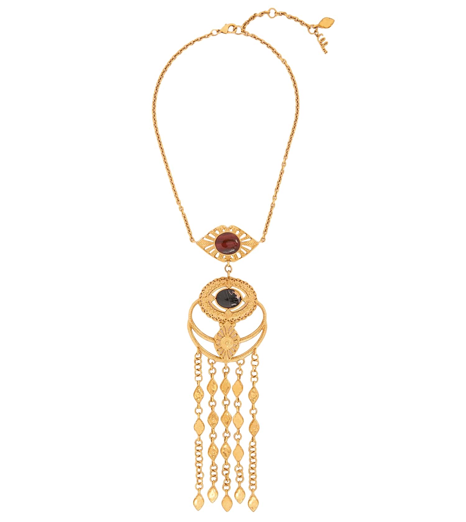 CHLOÉ Necklace Gold And Red Jasper