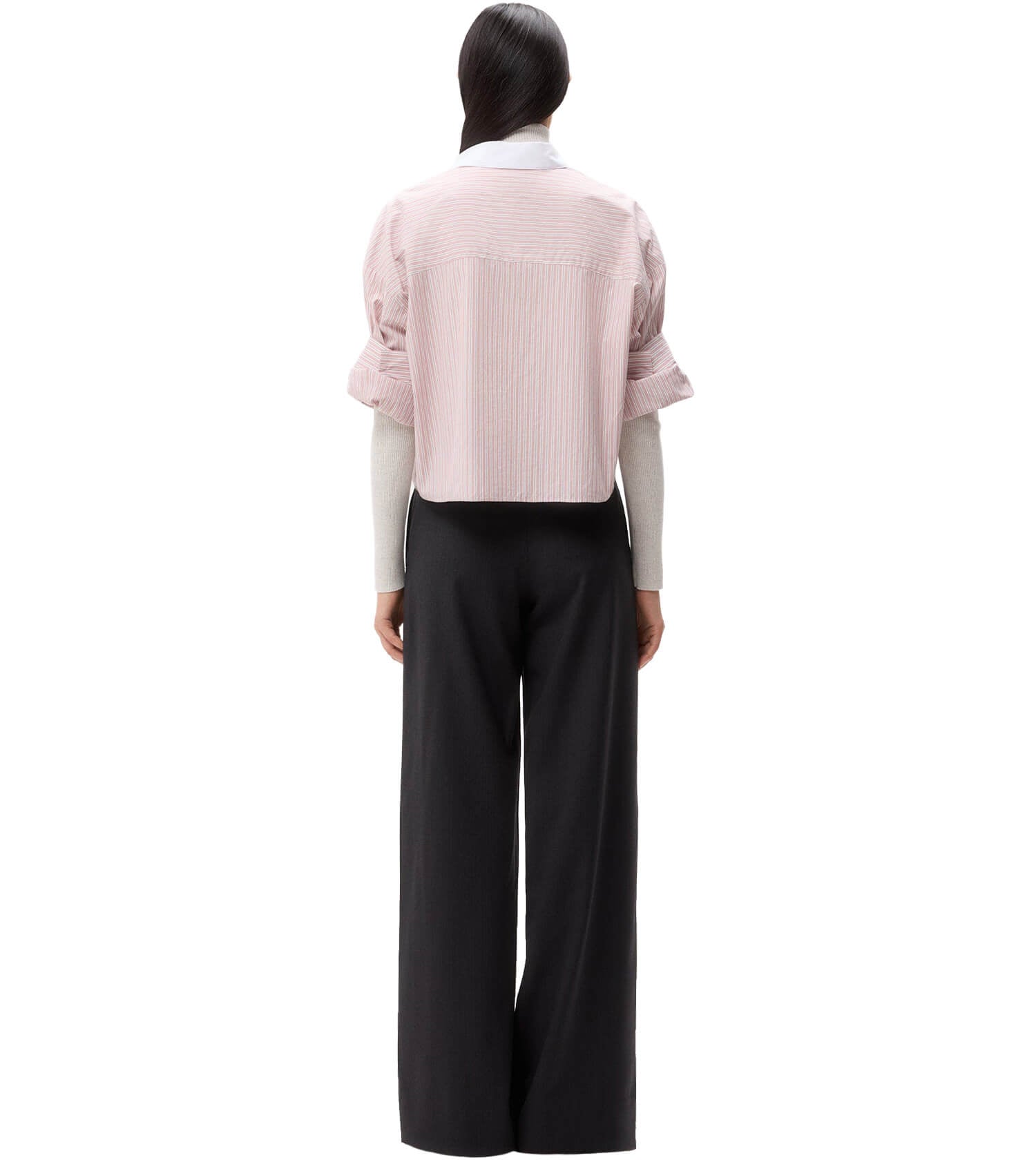 TWP Next Ex Super Fine Cropped shirt