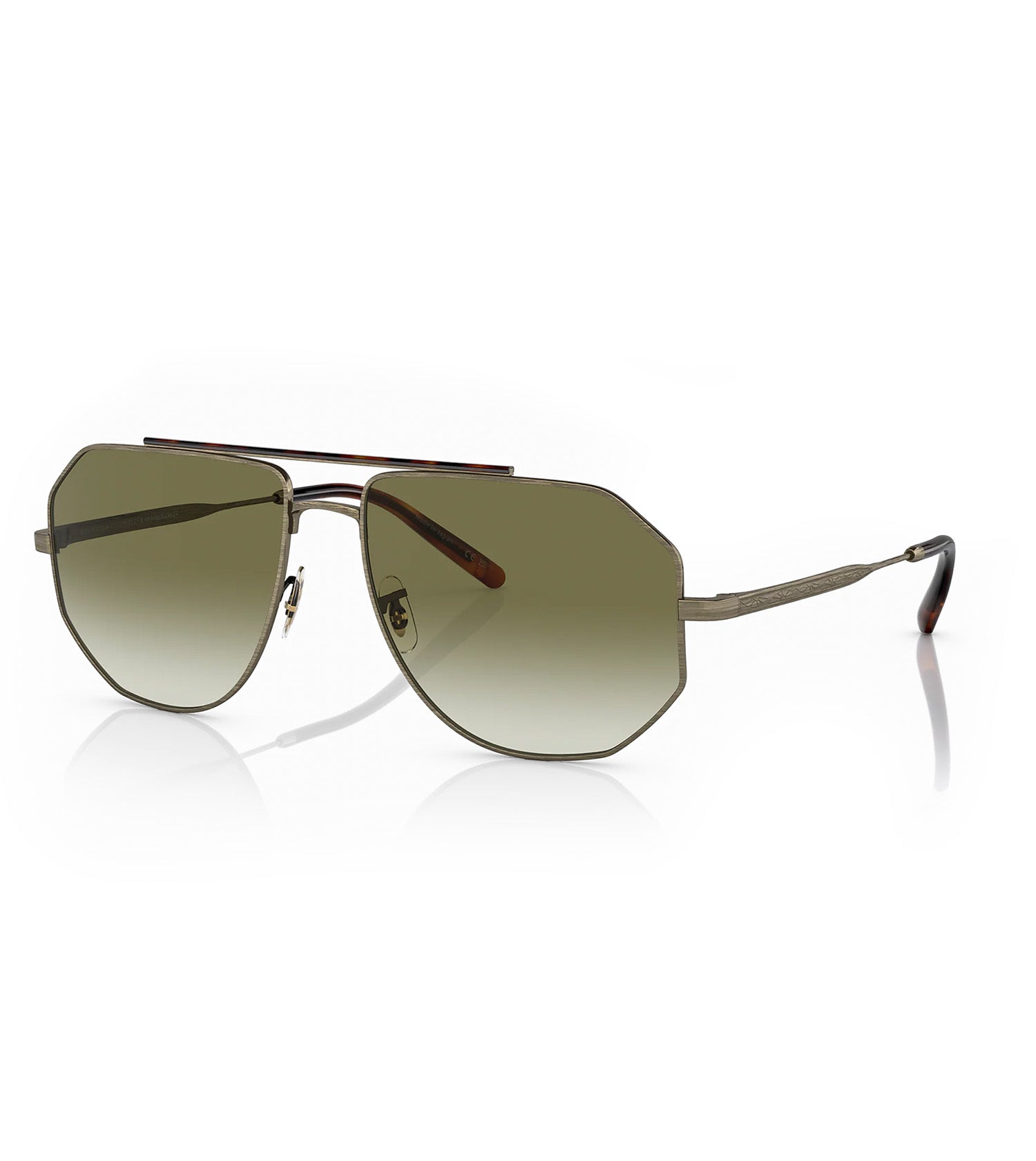 BRUNELLO CUCINELLI X OLIVER PEOPLES Moraldo Sunglasses Gold