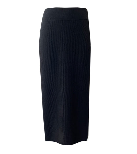 BRUNELLO CUCINELLI Cashmere Stretch Ribbed Midi Skirt | Sam