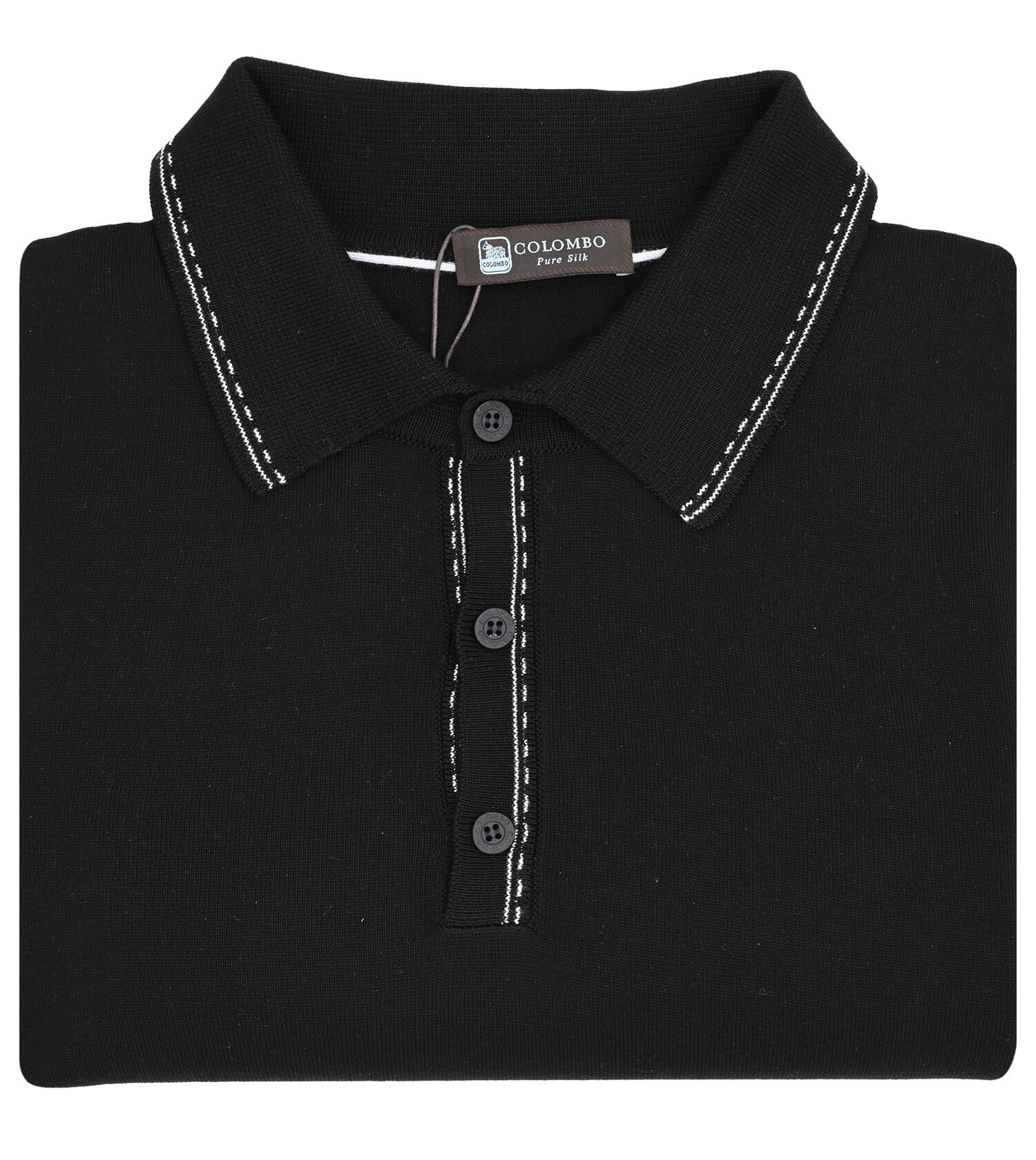 COLOMBO Silk Short Sleeve Polo