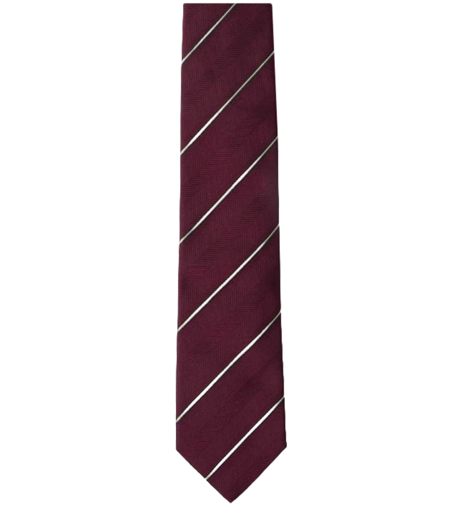 BRUNELLO CUCINELLI Stripe/Herringbone Tie