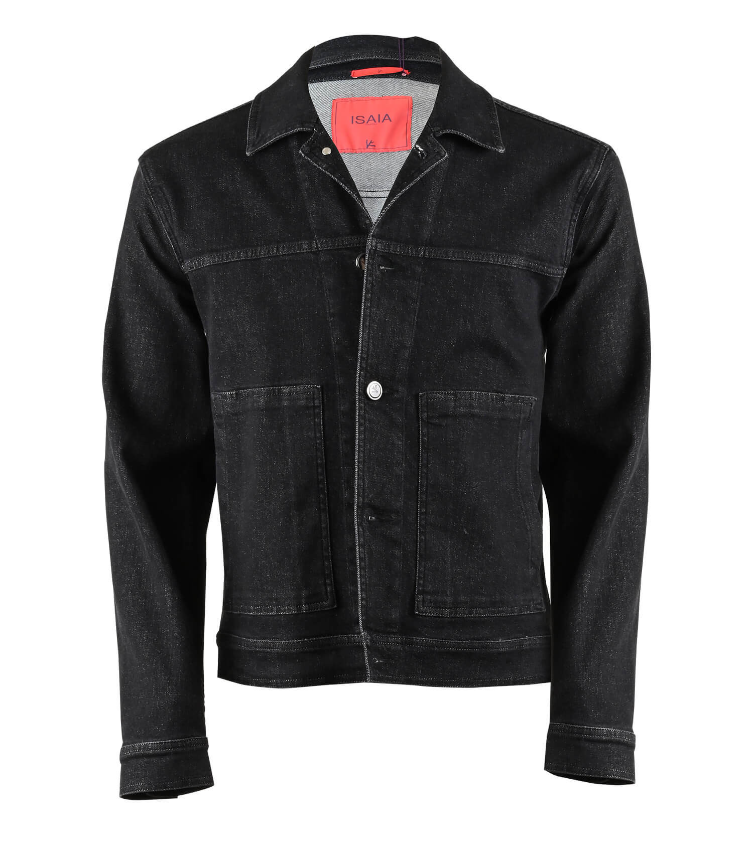 iSAIA Cotton and Cashmere Stretch Denim Jacket