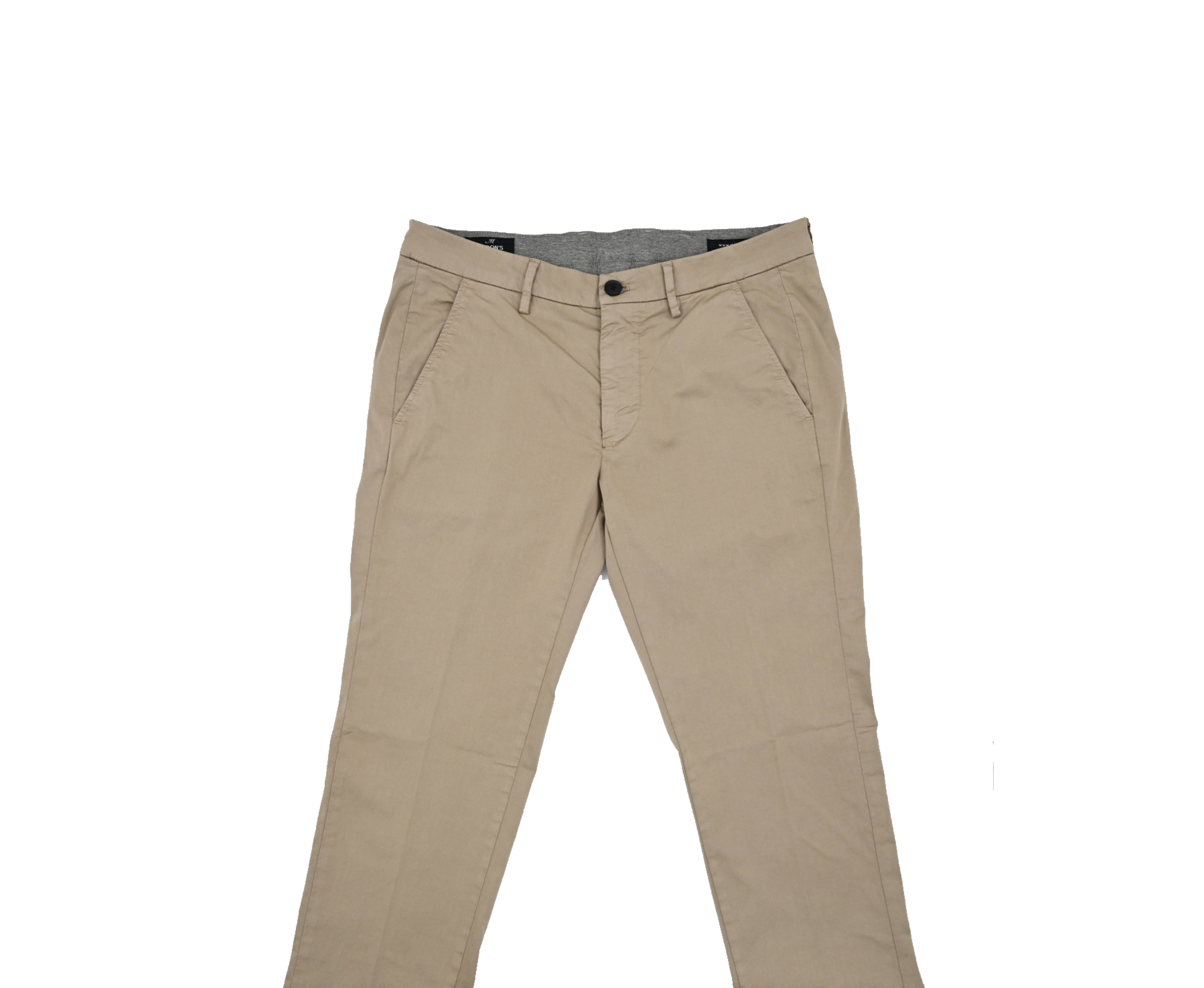 Beige pants on a white background