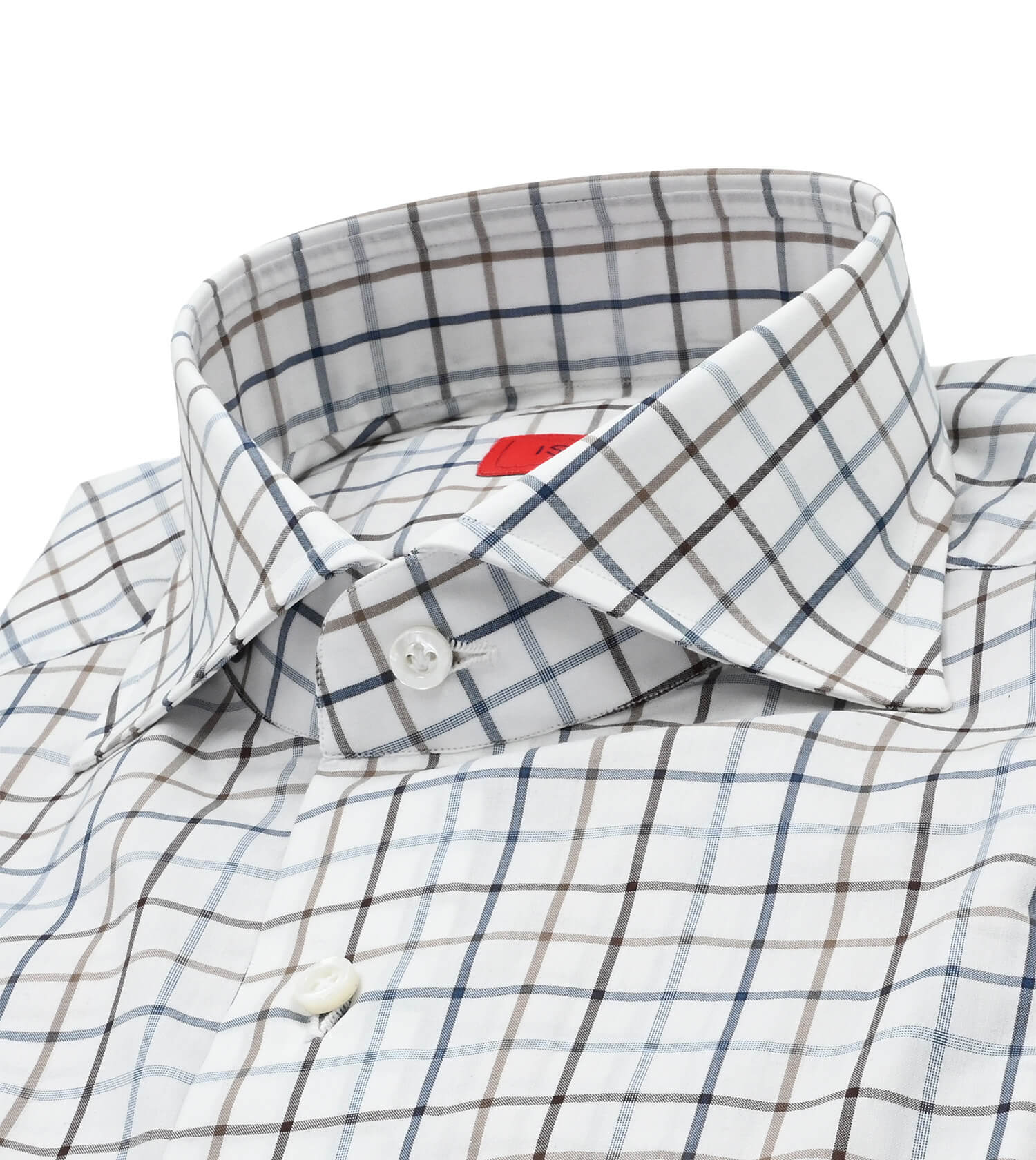 ISAIA Tattersall Check Sport Shirt