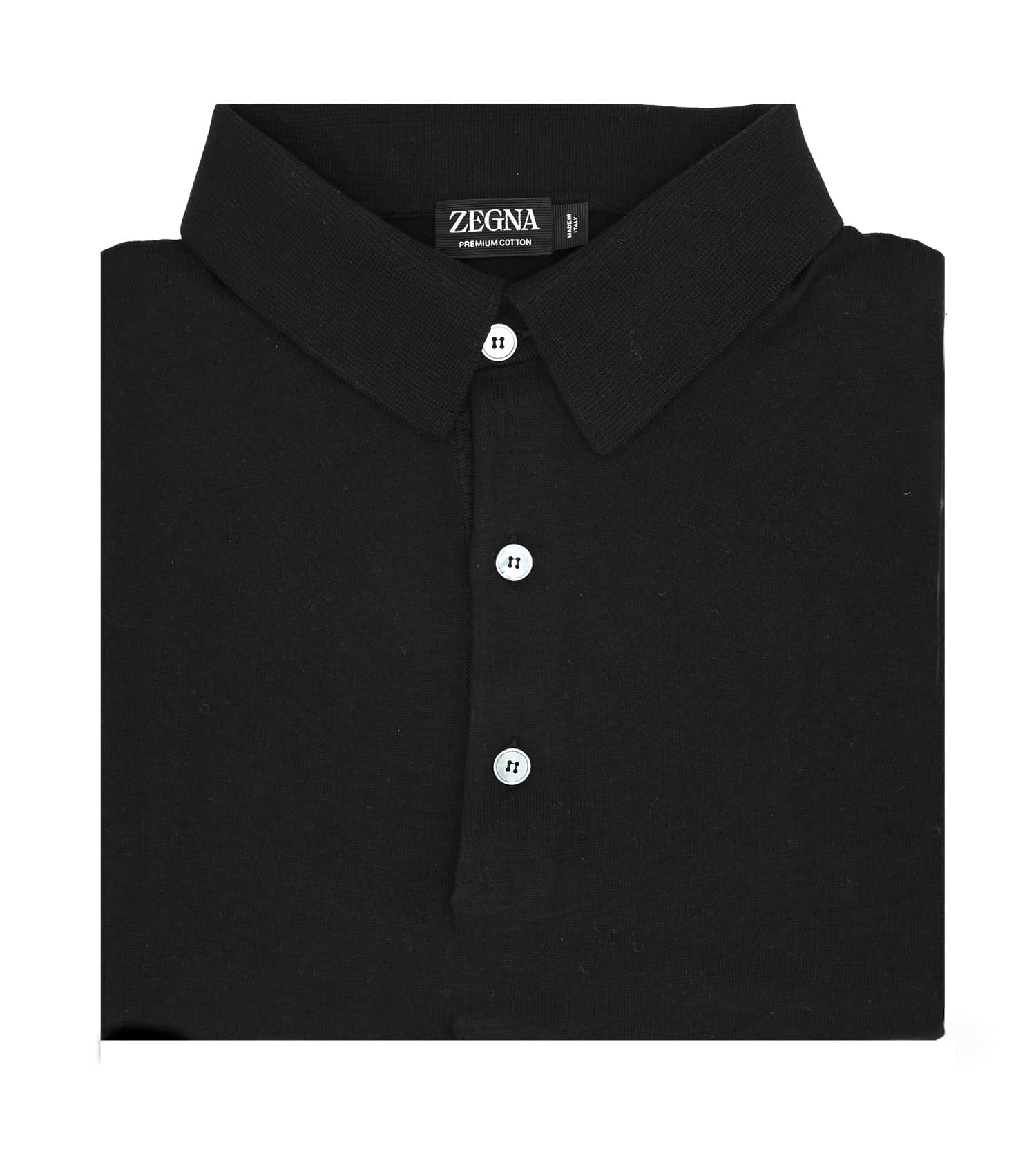 ZEGNA Short Sleeve Premium Cotton Polo