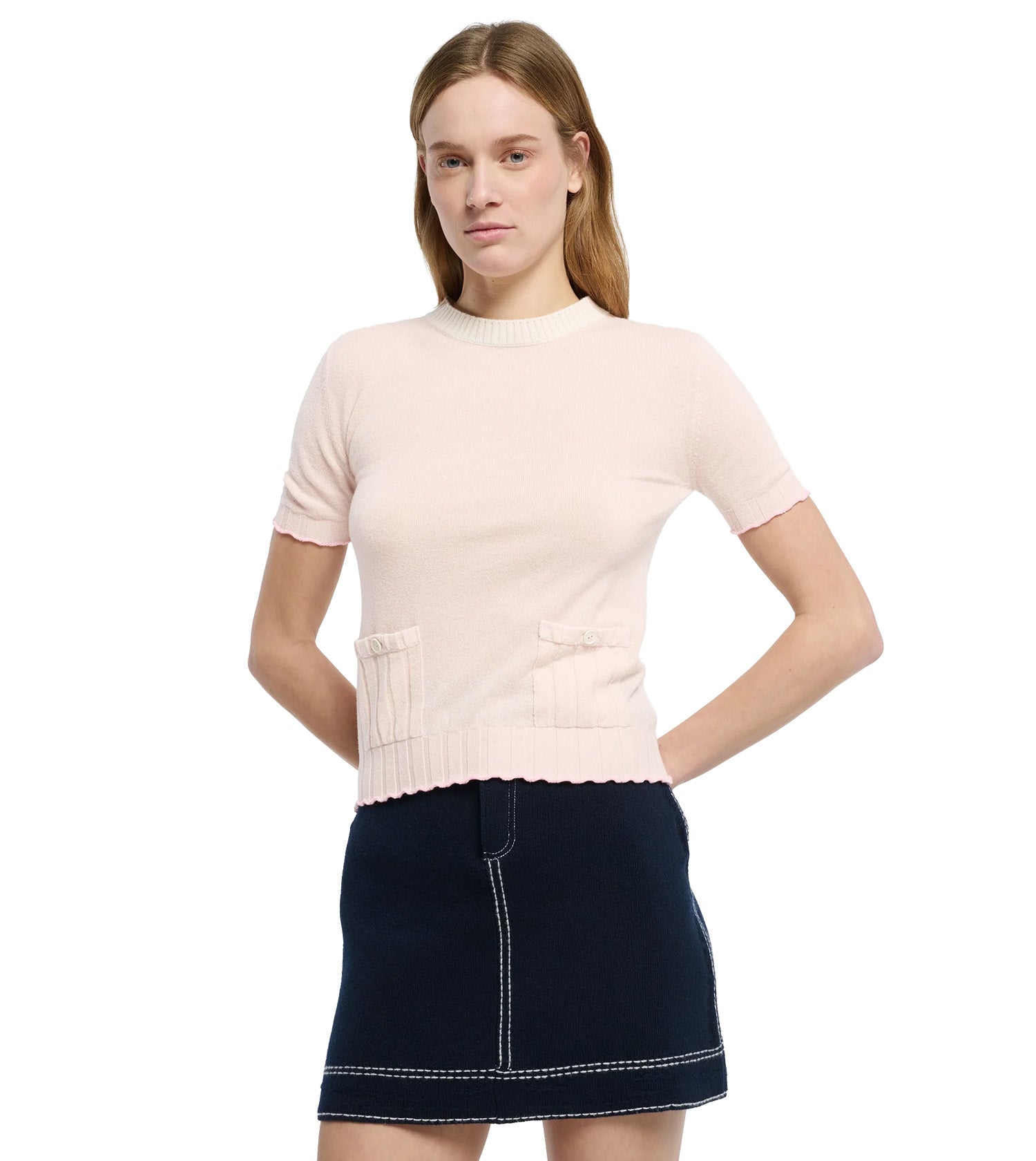 BARRIE Summer Flat Ribs Short Sleeve 