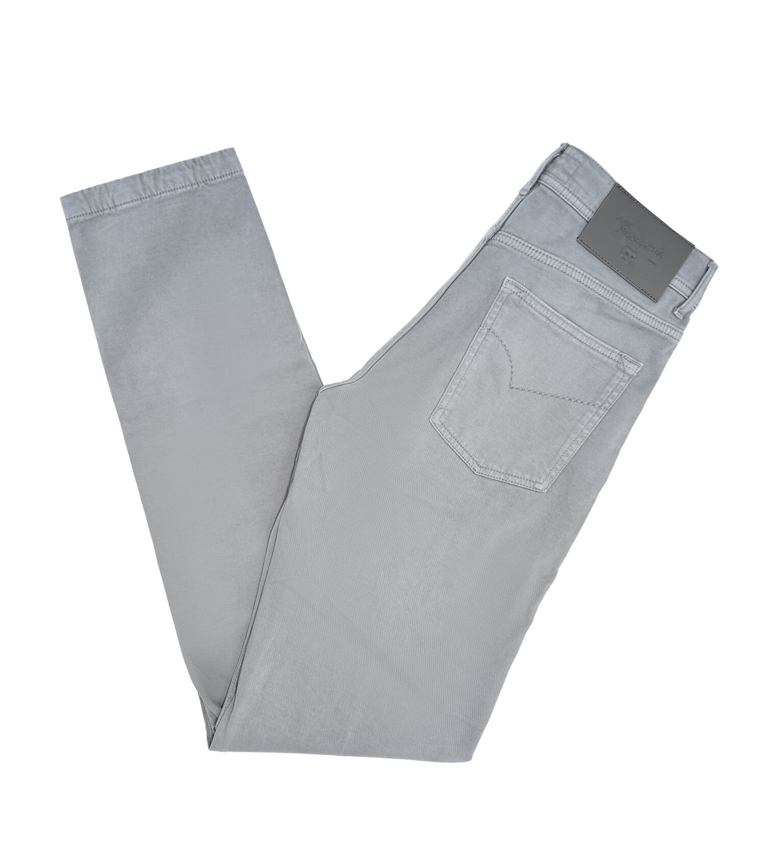 MARCO PESCAROLO Platinum Garment Dyed Velour 5 Pocket Pant