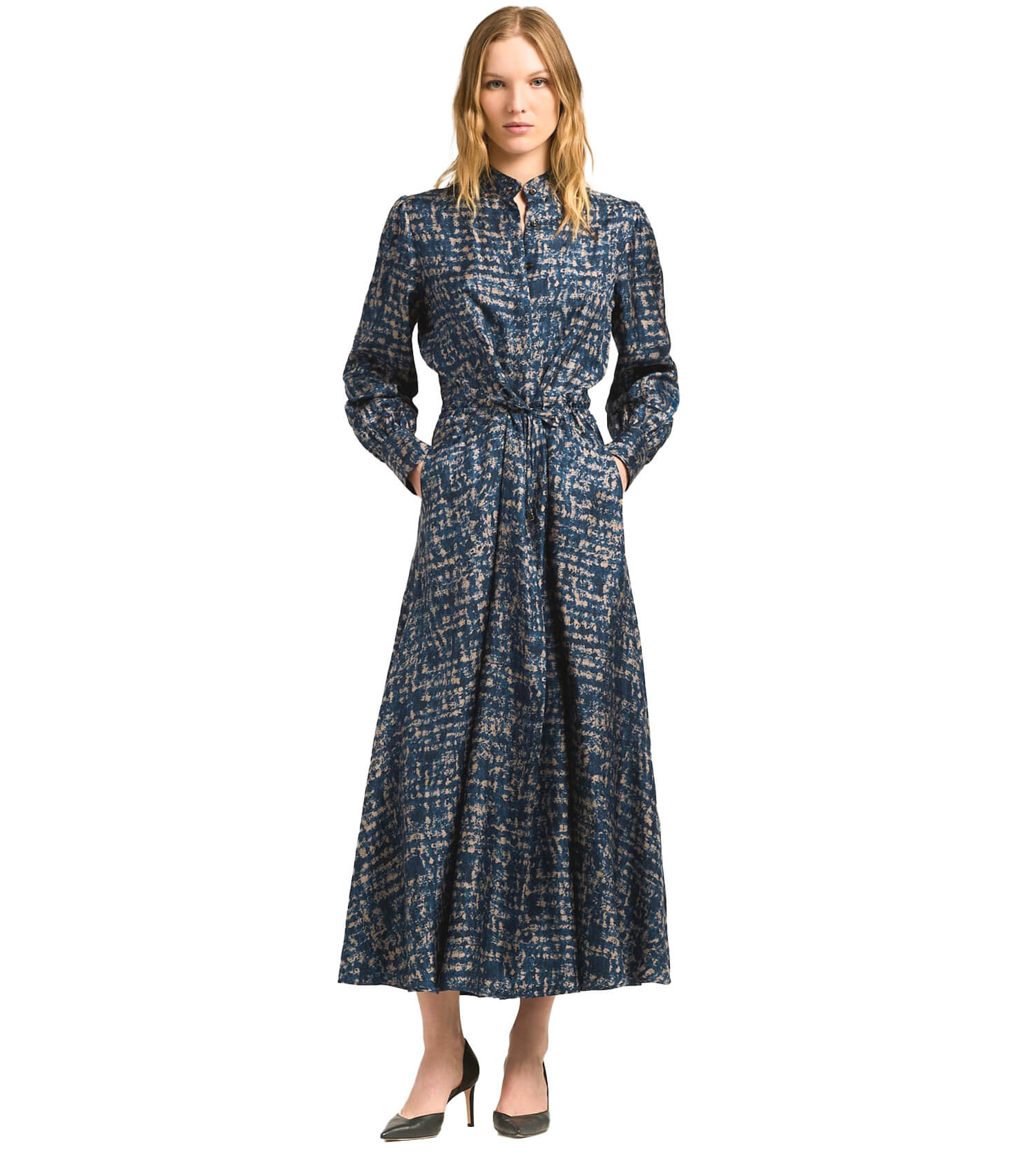 KITON Multi Color Silk Dress