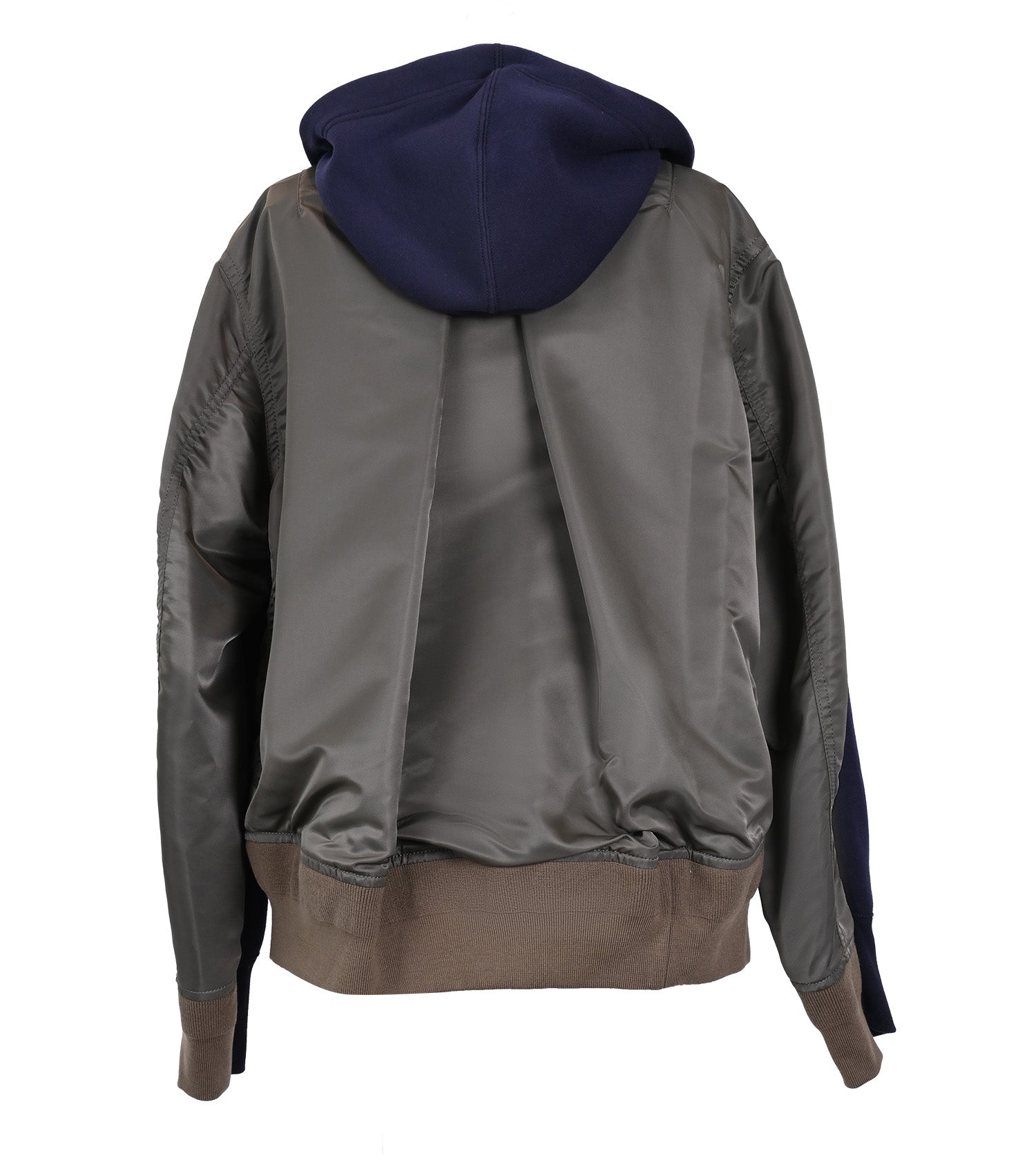 SACAI Sponge x Nylon Twill Hoodie
