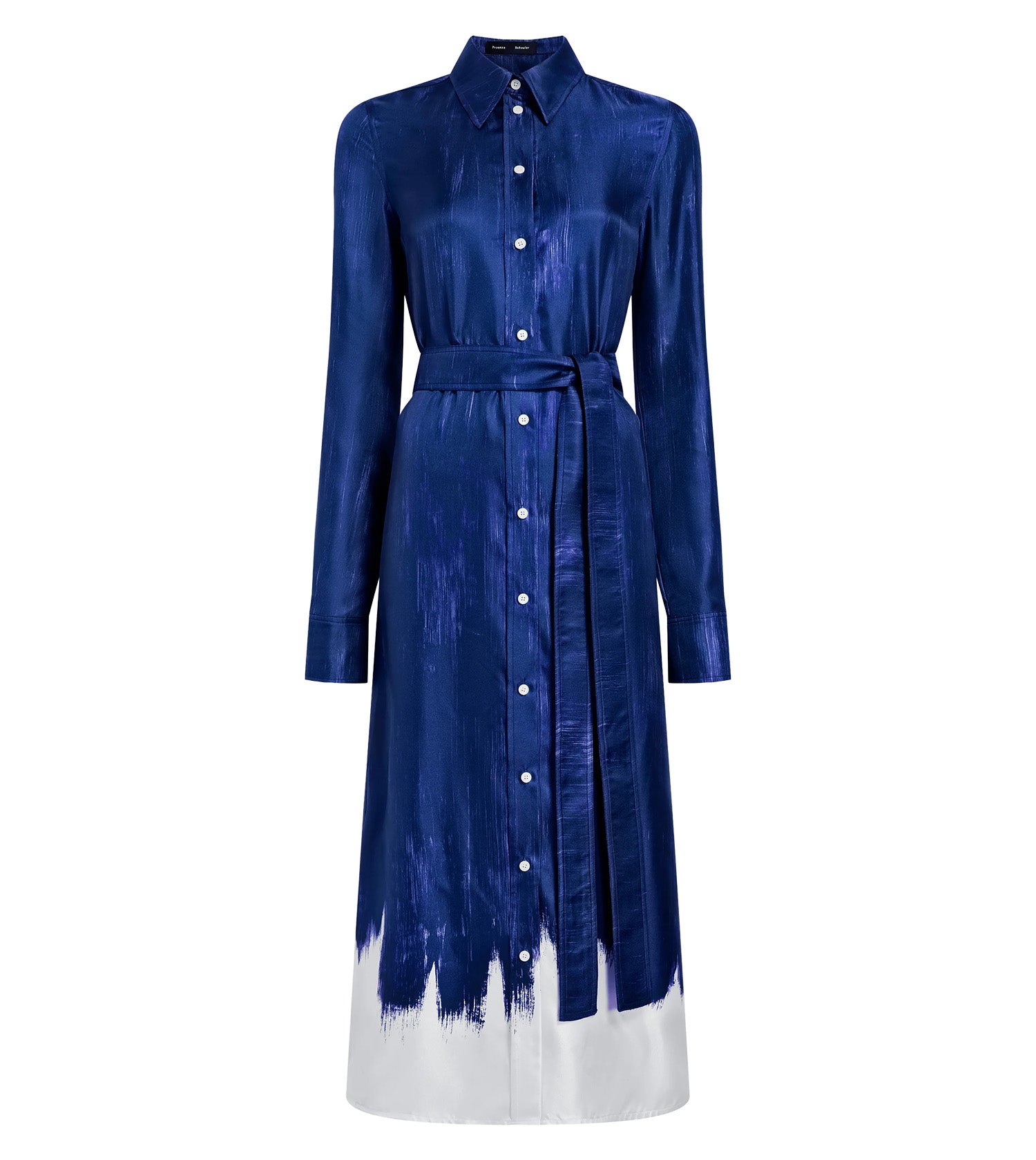 PROENZA SCHOULER Amaya Dress in Double Printed Silk Twill