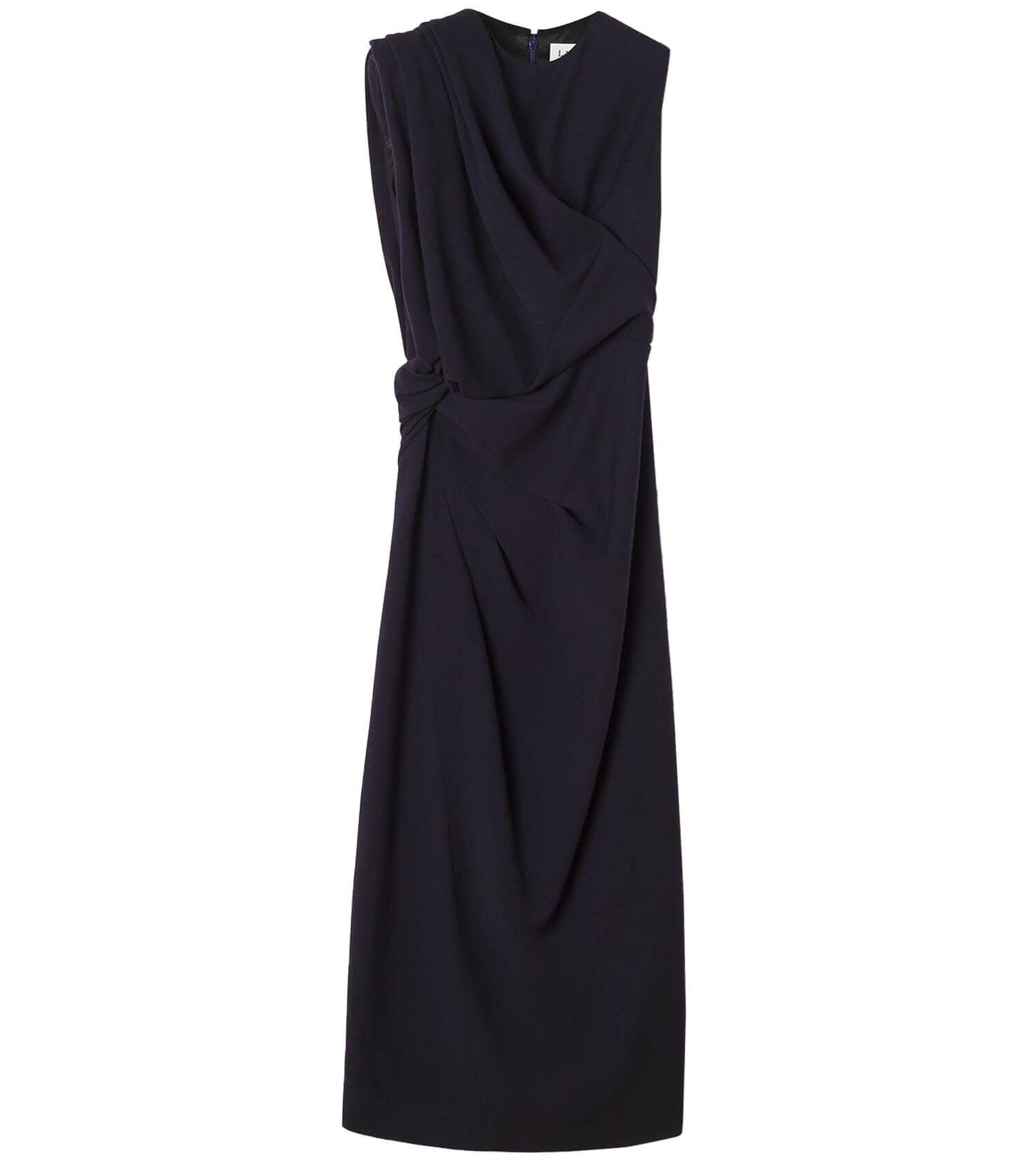 LANVIN Draped Shoulder Dress