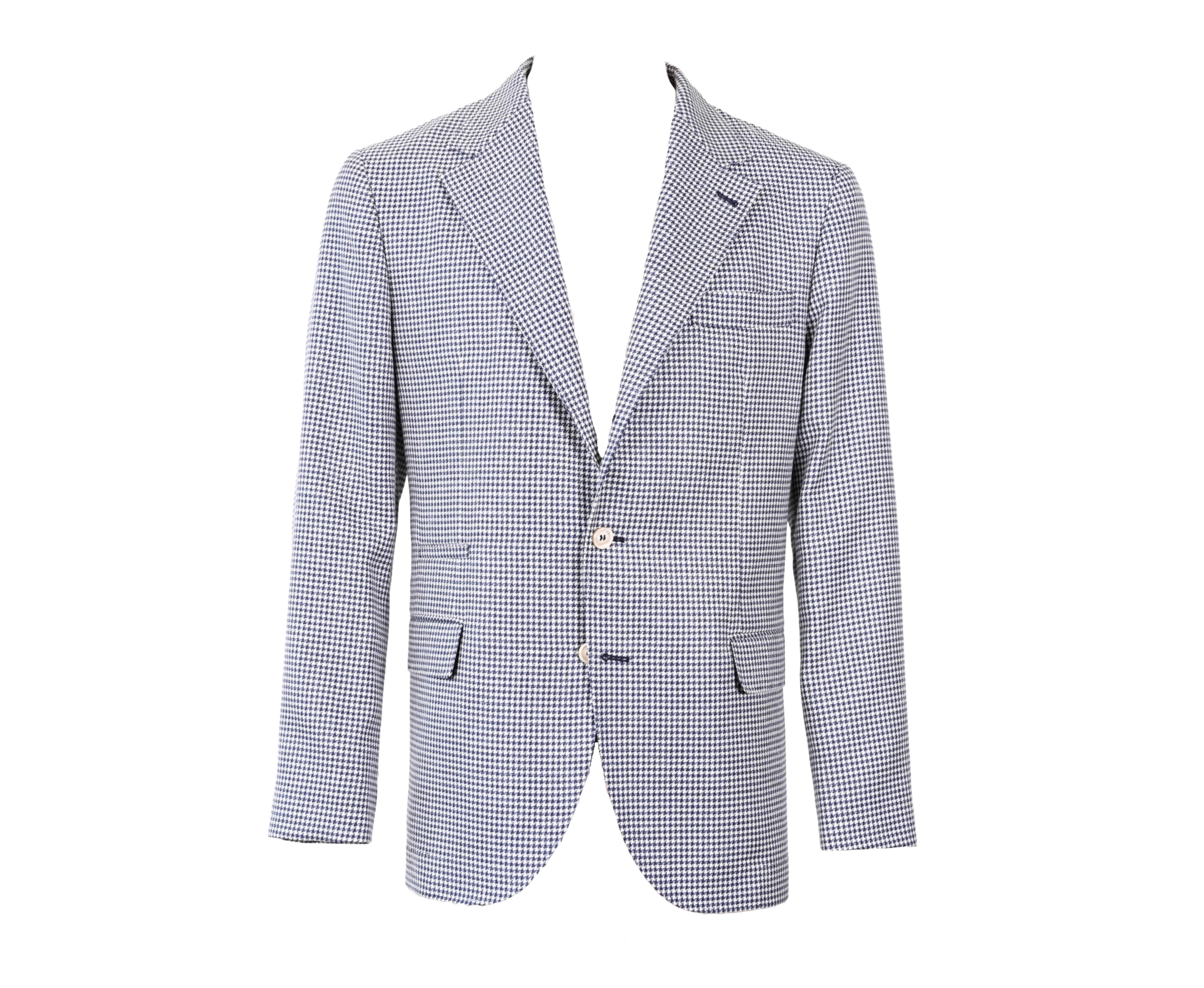 Checkered blazer on a white background