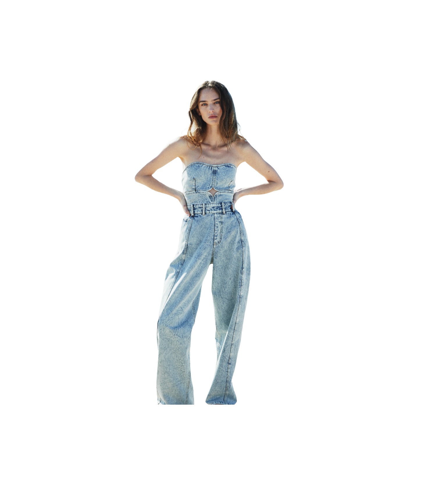 YIGAL AZROUËL Denim Jumpsuit