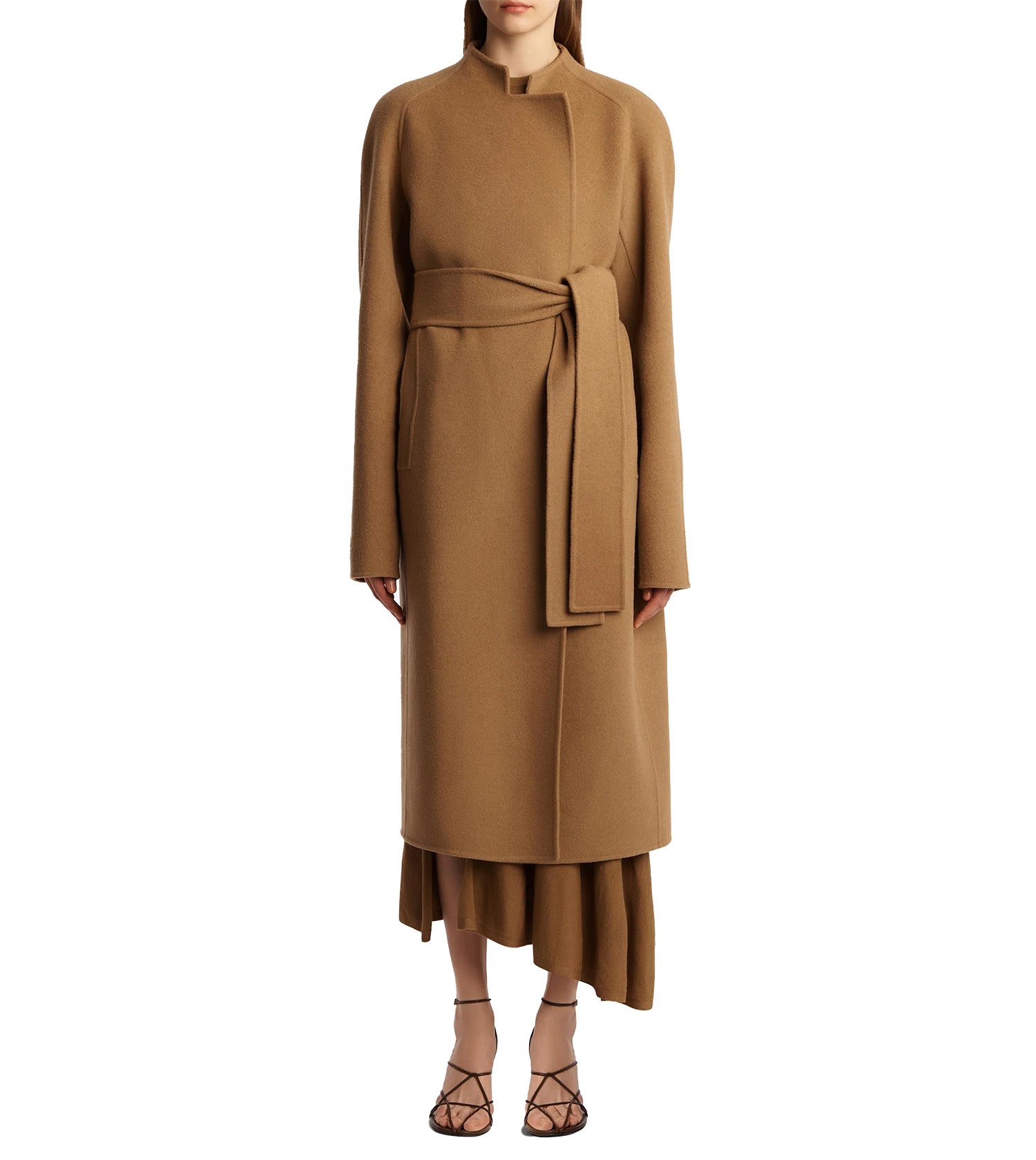 KHAITE Denna Coat With Belt