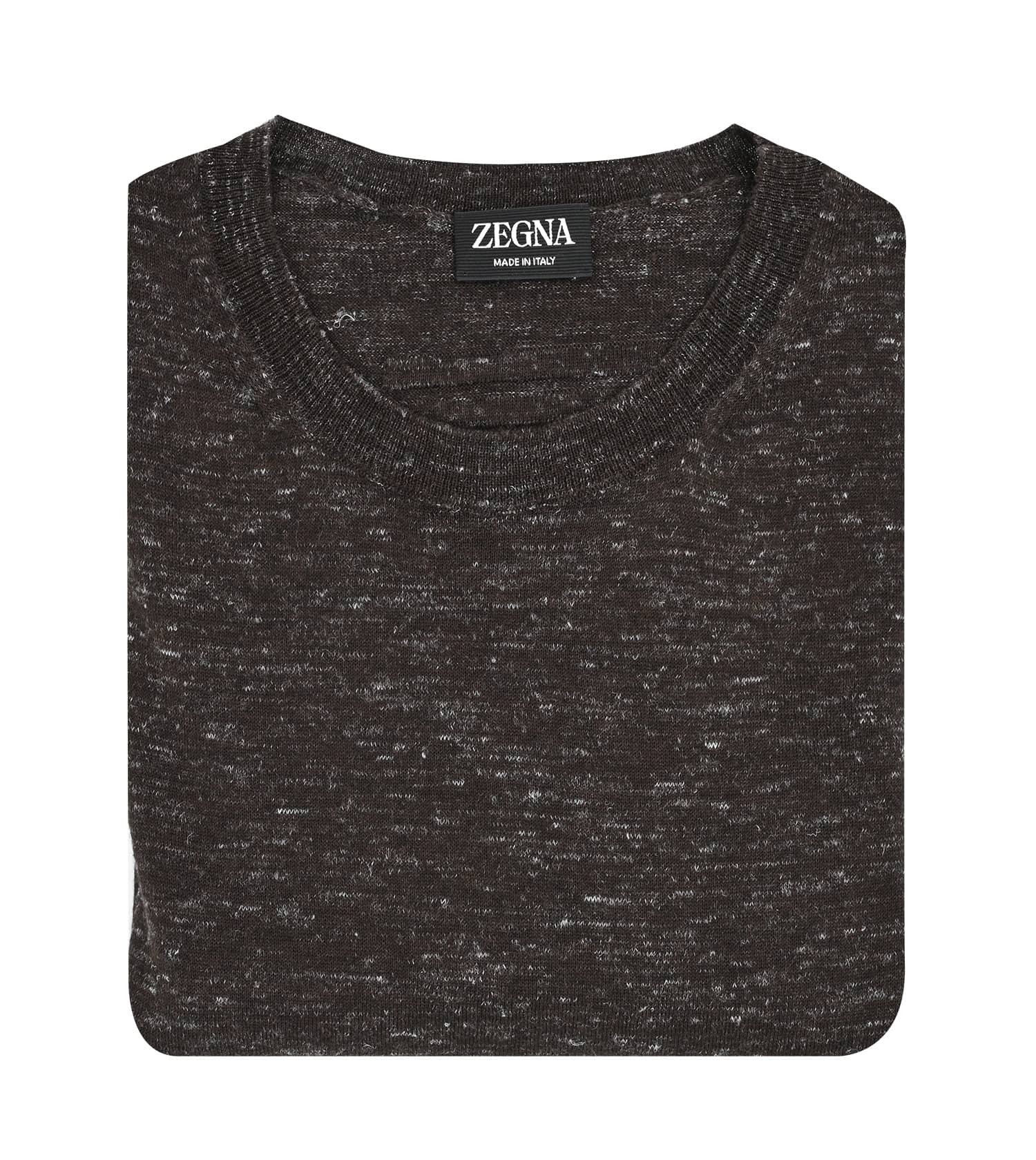 ZEGNA Crew Neck Melange Sweater