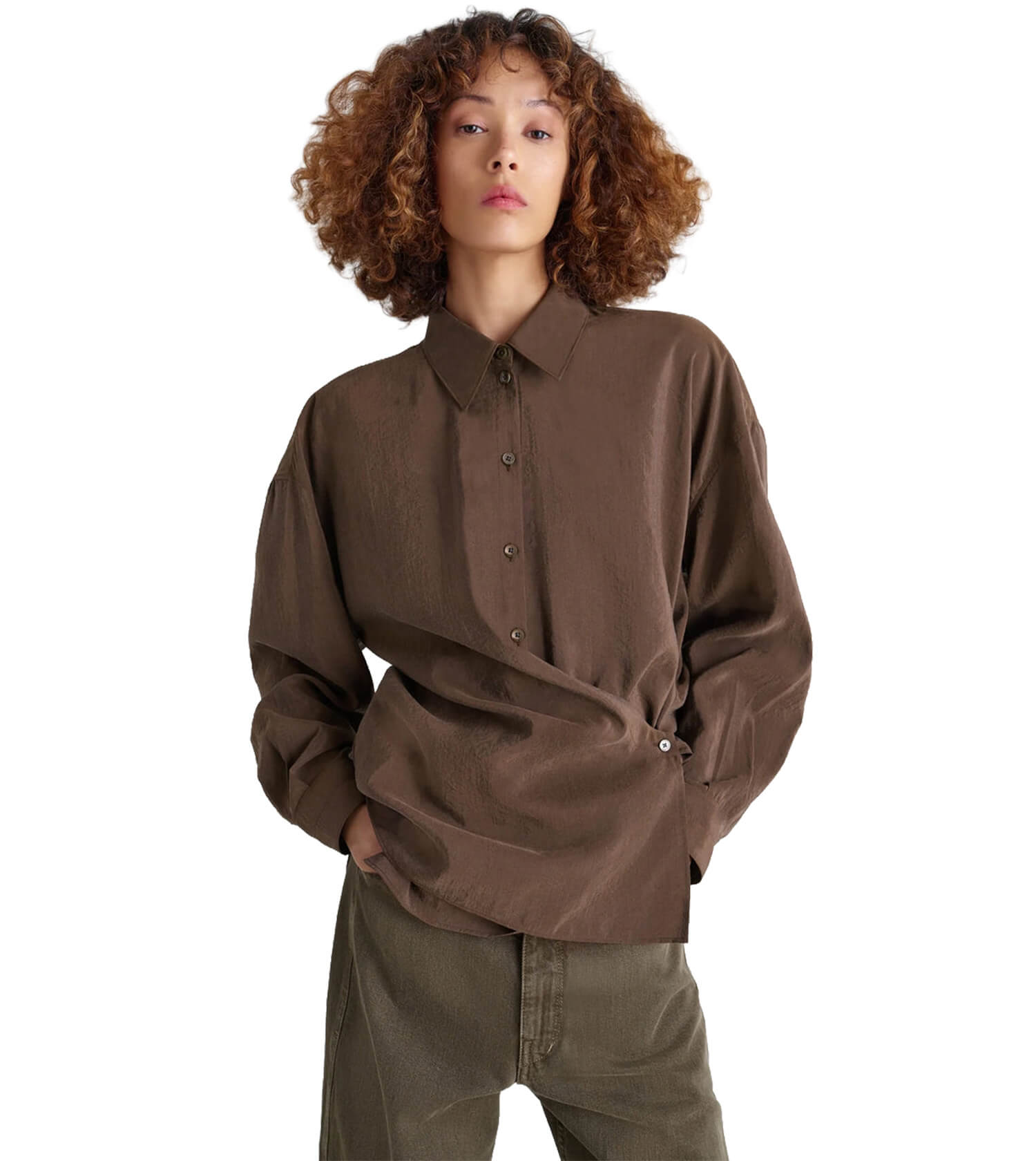 LEMAIRE Straight Collar Twisted Shirt