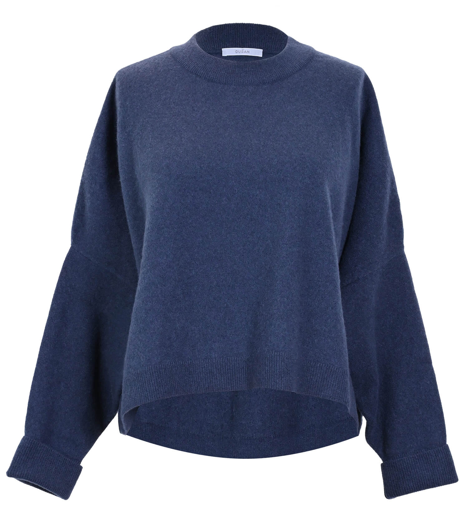 DUSAN Iconic Crew Neck Sweter 12GG Cashmere Sweater