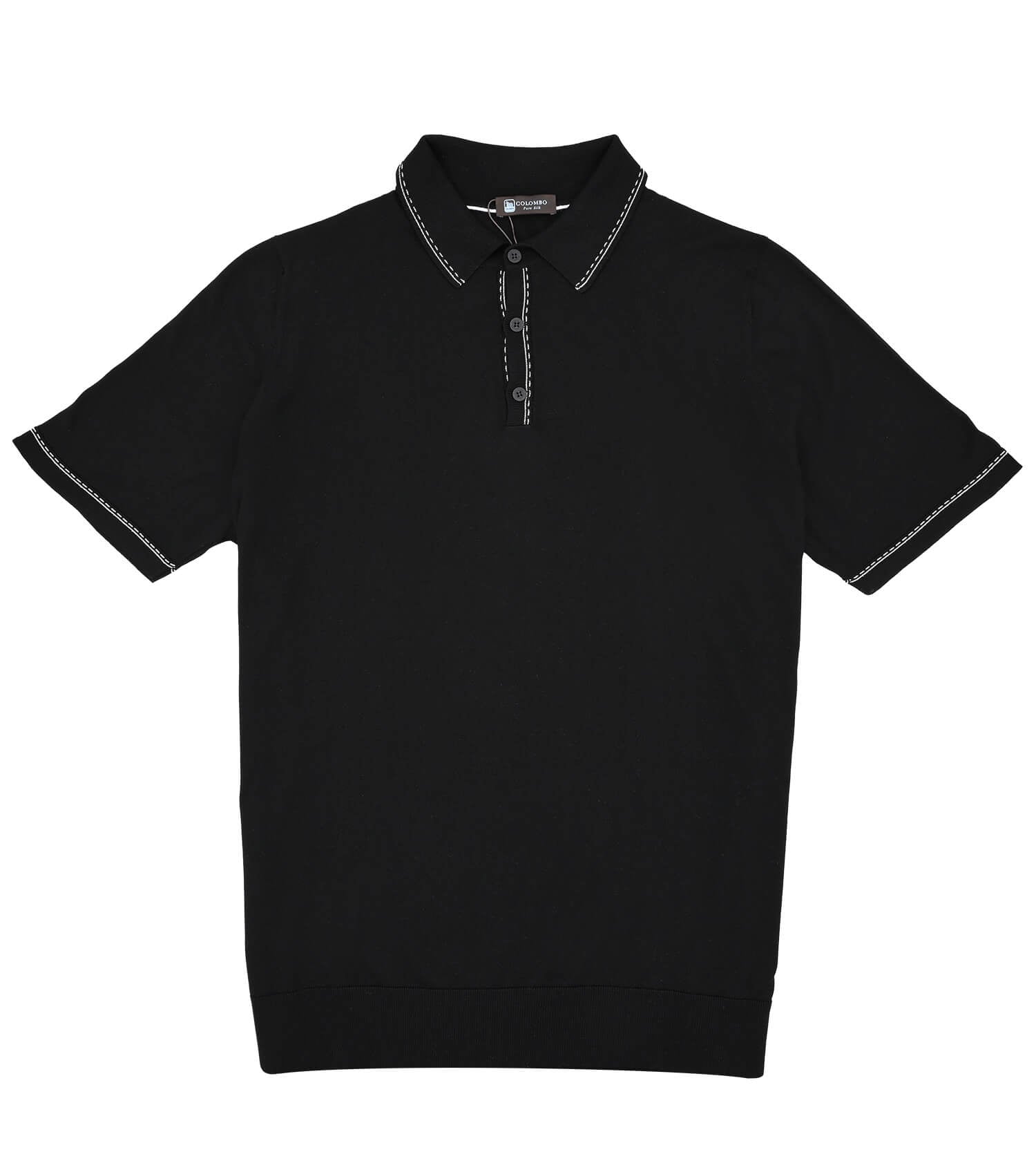 COLOMBO Silk Short Sleeve Polo