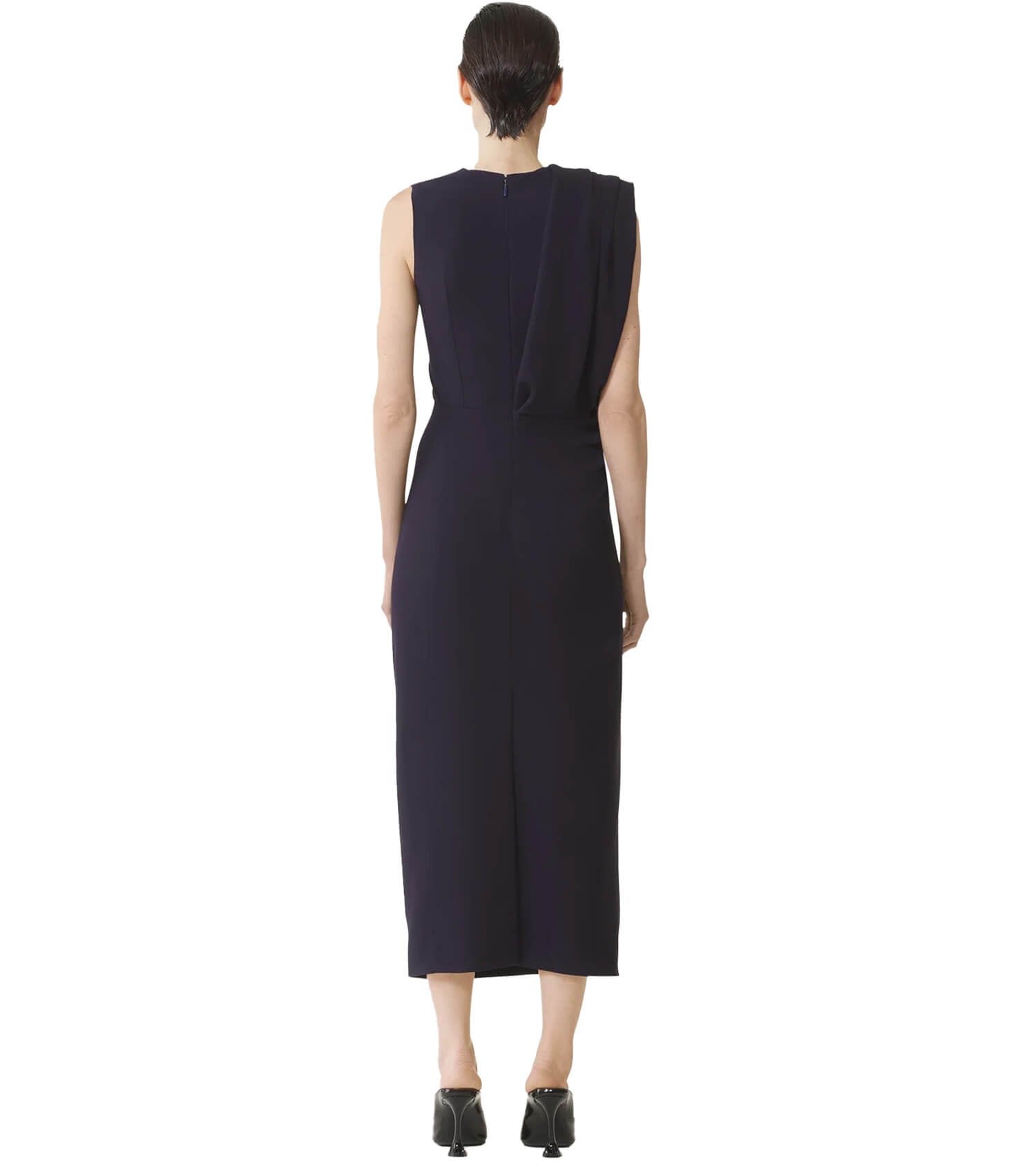 LANVIN Draped Shoulder Dress
