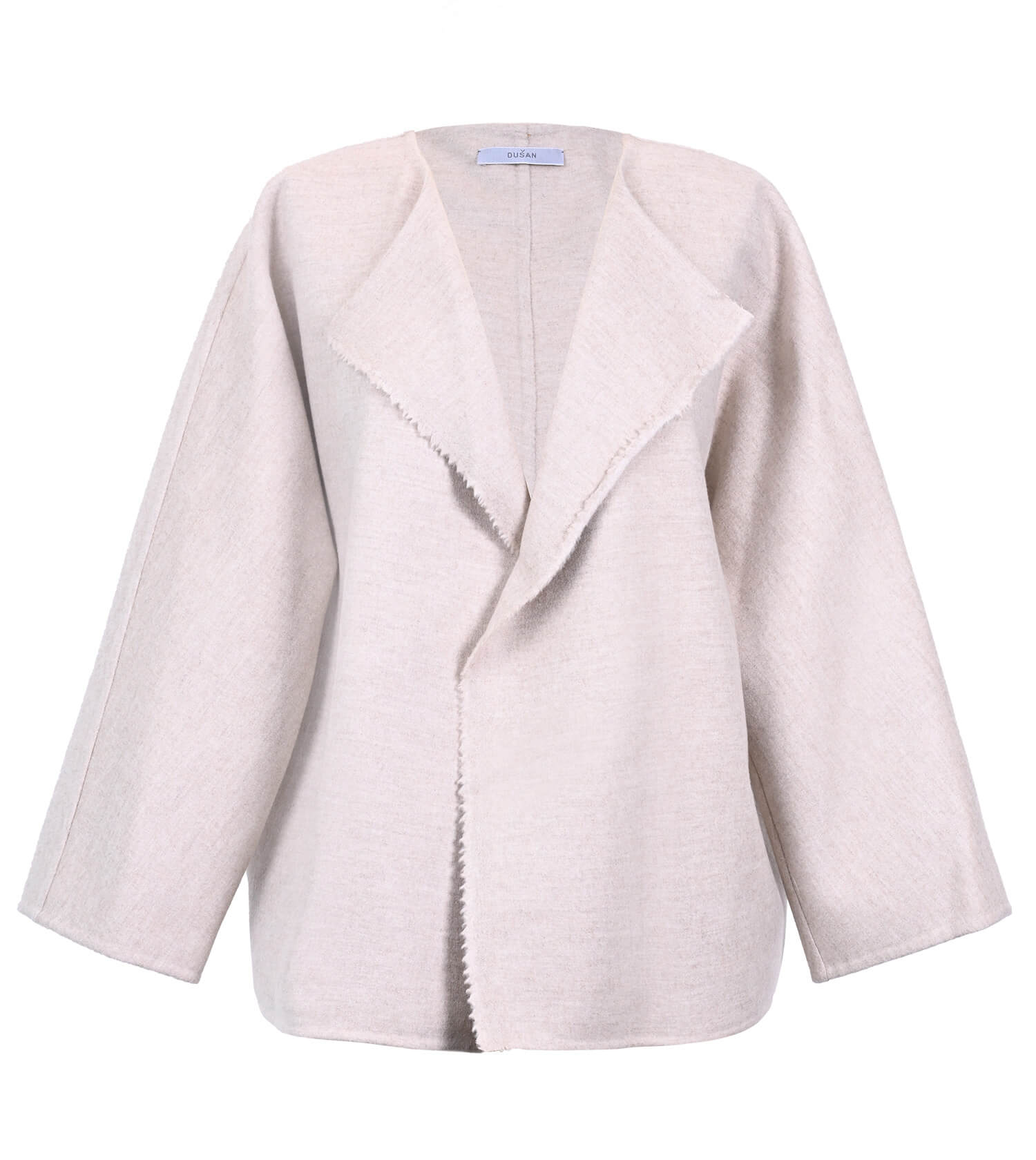 DUSAN Kimono Short Jacket Double Face Cashmere