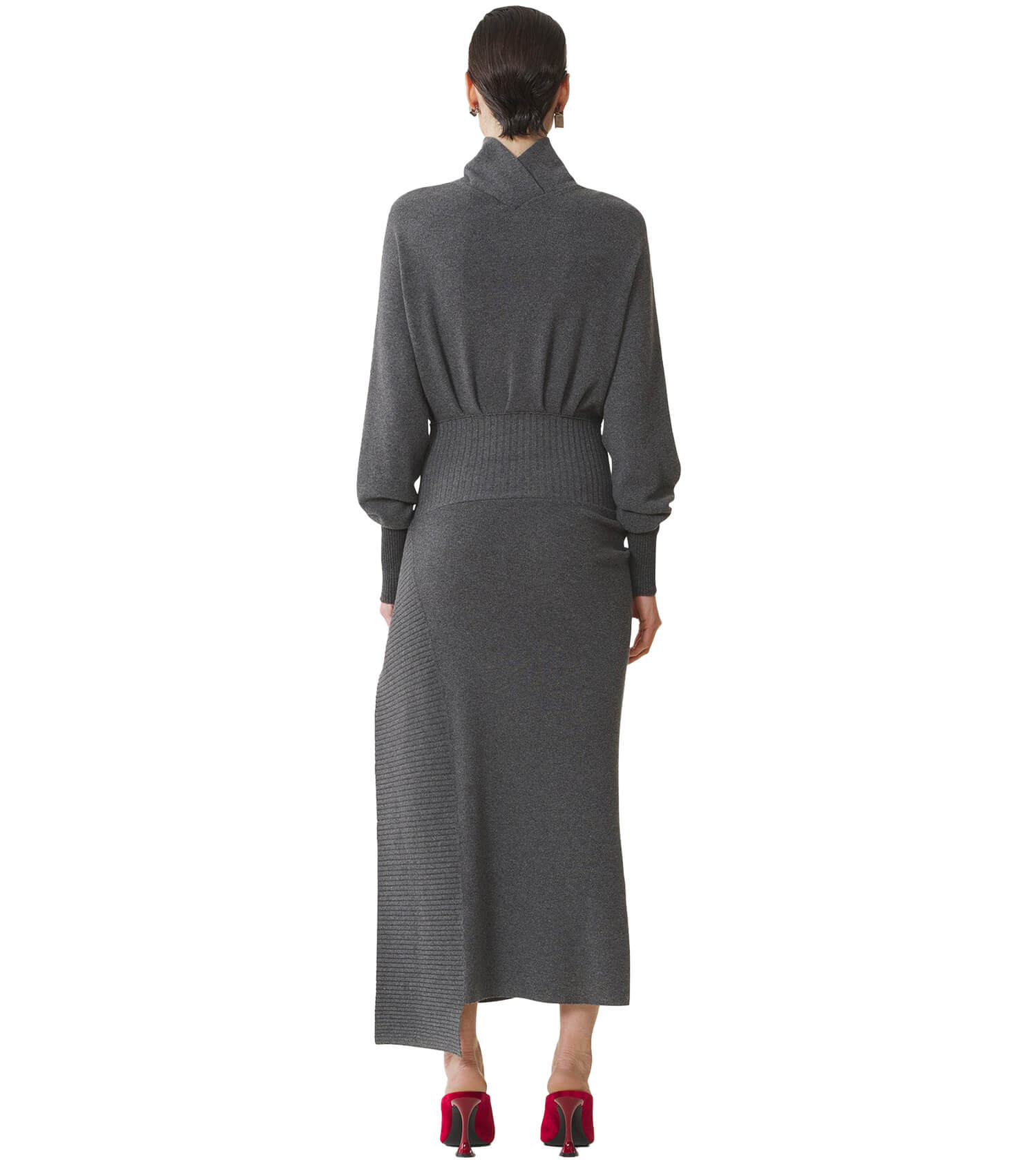 LANVIN Draped Midi Dress