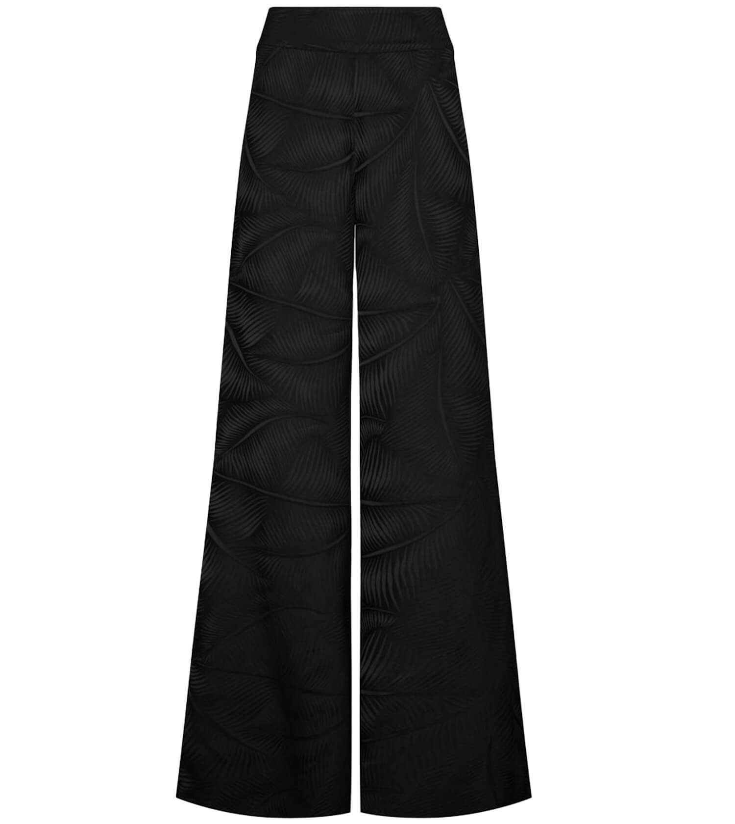 JOHANNA ORTIZ BLACK LAIDBACK ENERGY PANT