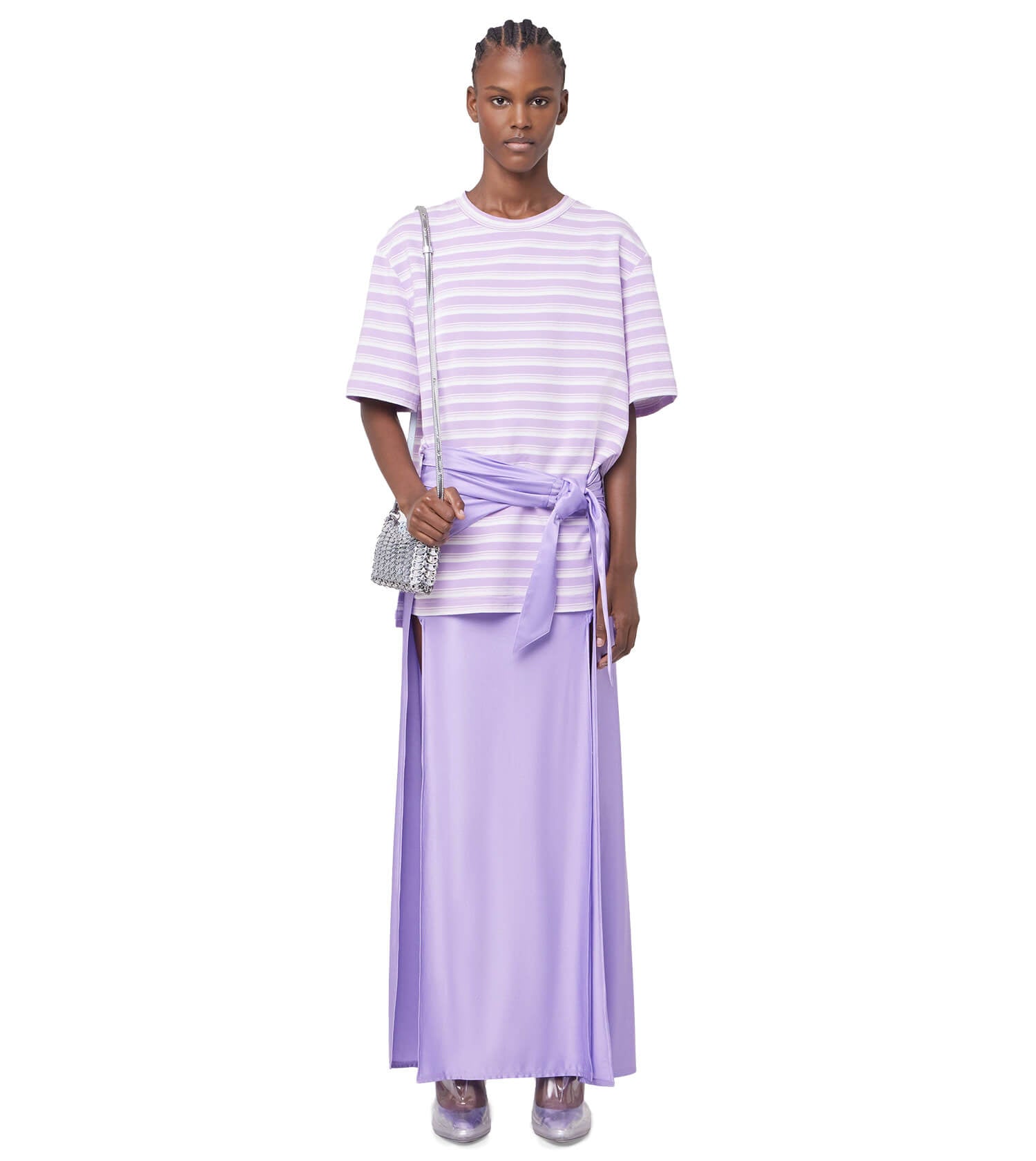 RABANNE Jupe Long Skirt Lavender