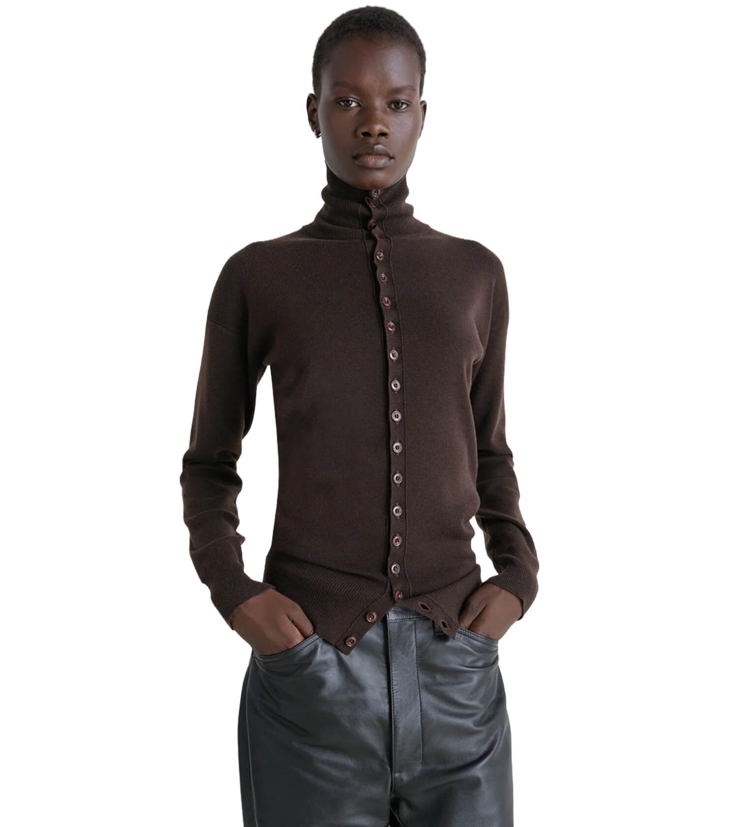LEMAIRE Buttoned Fitted Cardigan