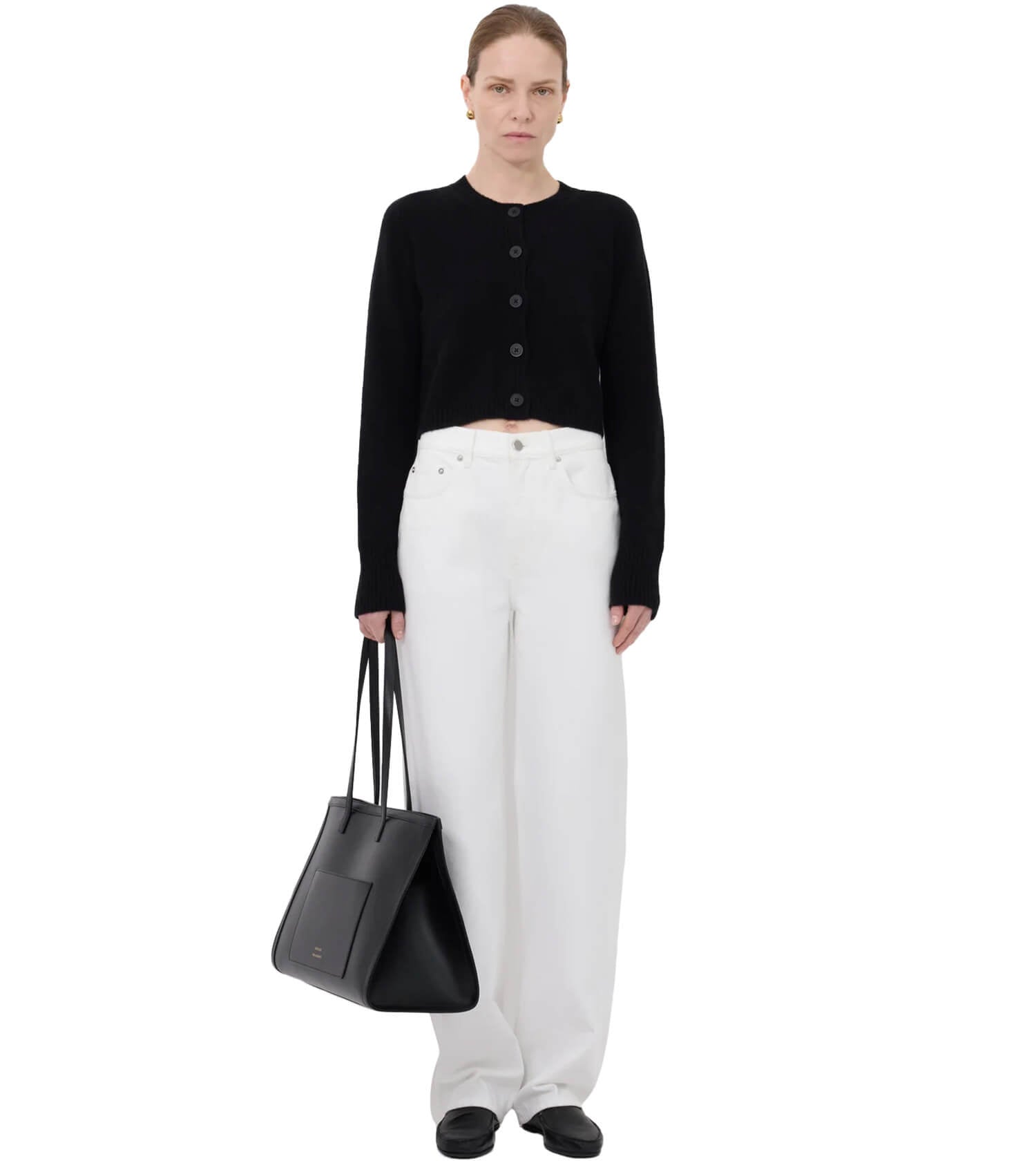 LOULOU STUDIO Zephir Cropped Cardigan