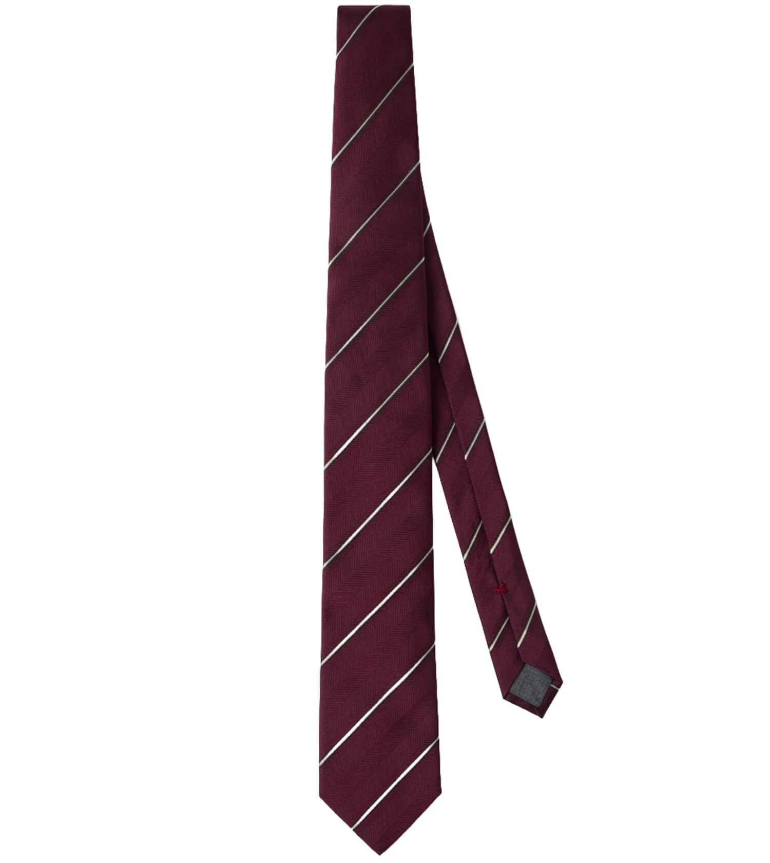 BRUNELLO CUCINELLI Stripe/Herringbone Tie