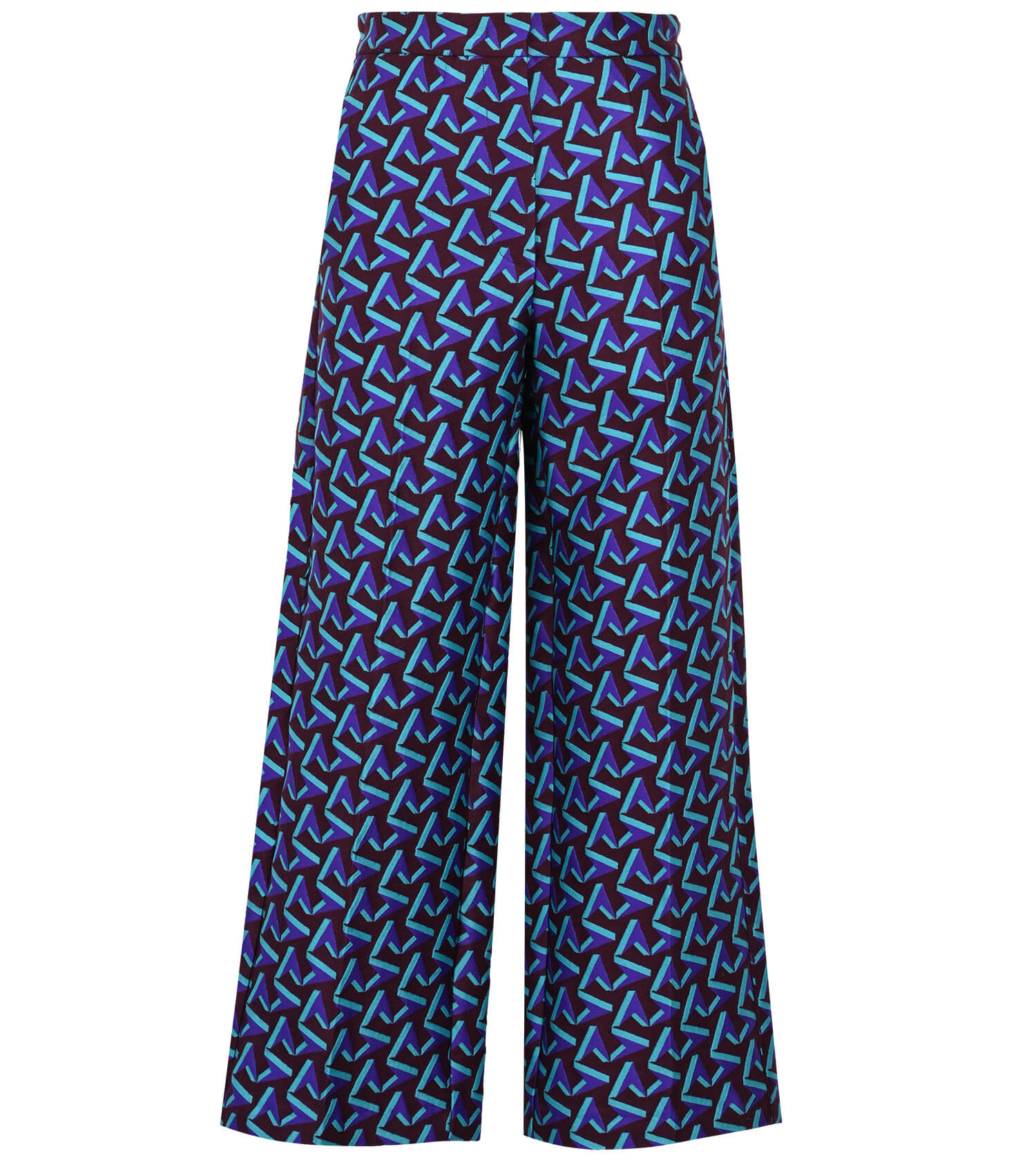 ODEEH Geometric Pattern Jacquard Pants
