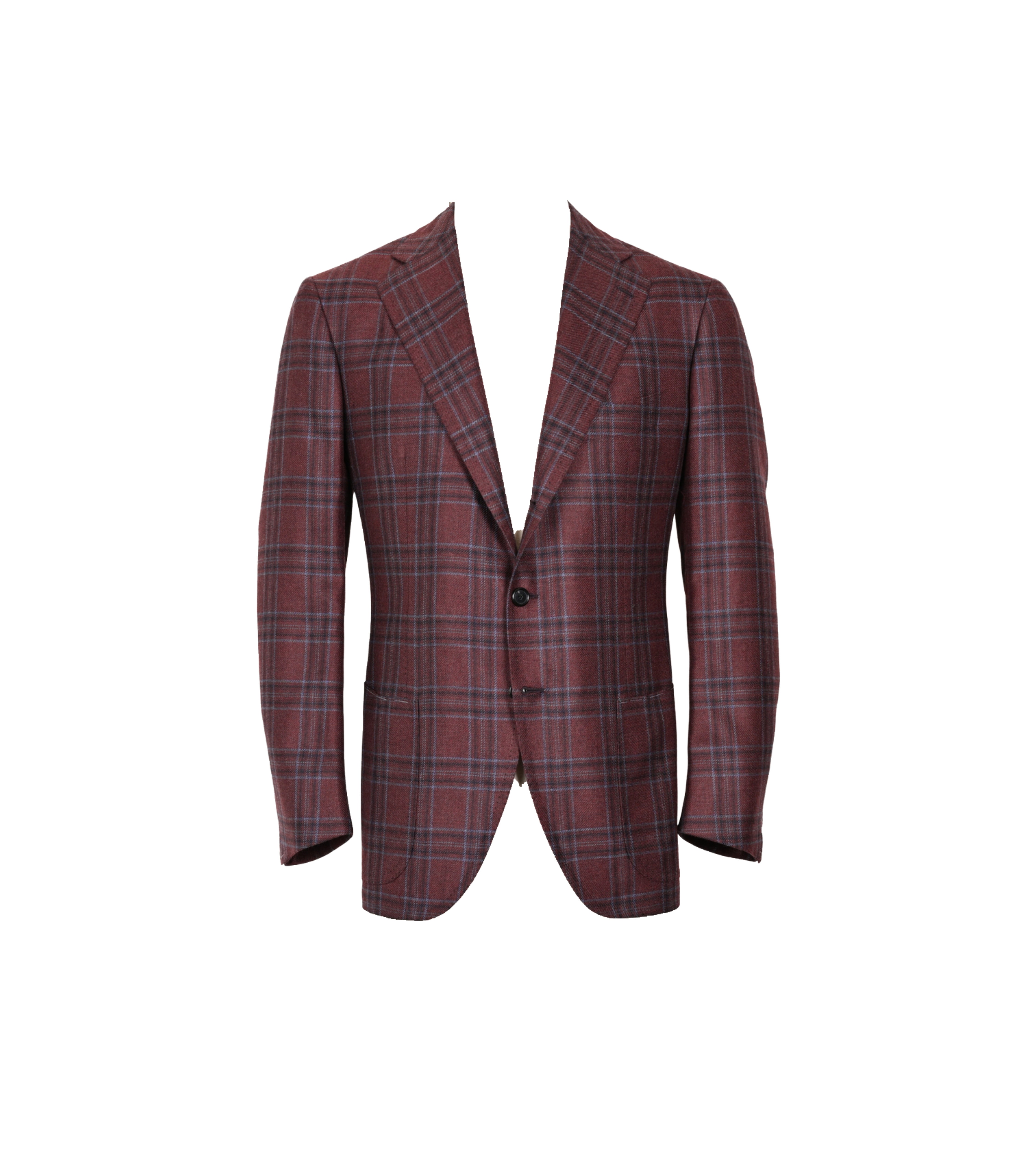 CESARE ATTOLINI Cashmere/Silk Windowpane Sport Coat