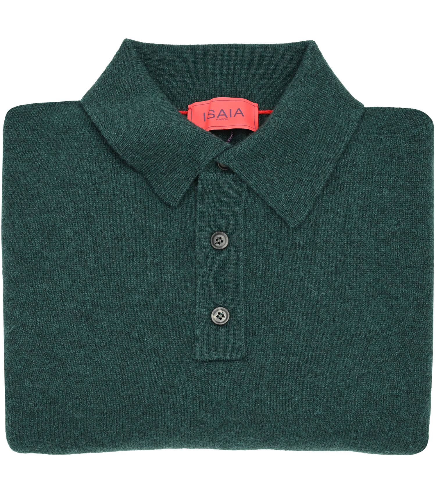 ISAIA Pure Cashmere Long Sleeve Polo