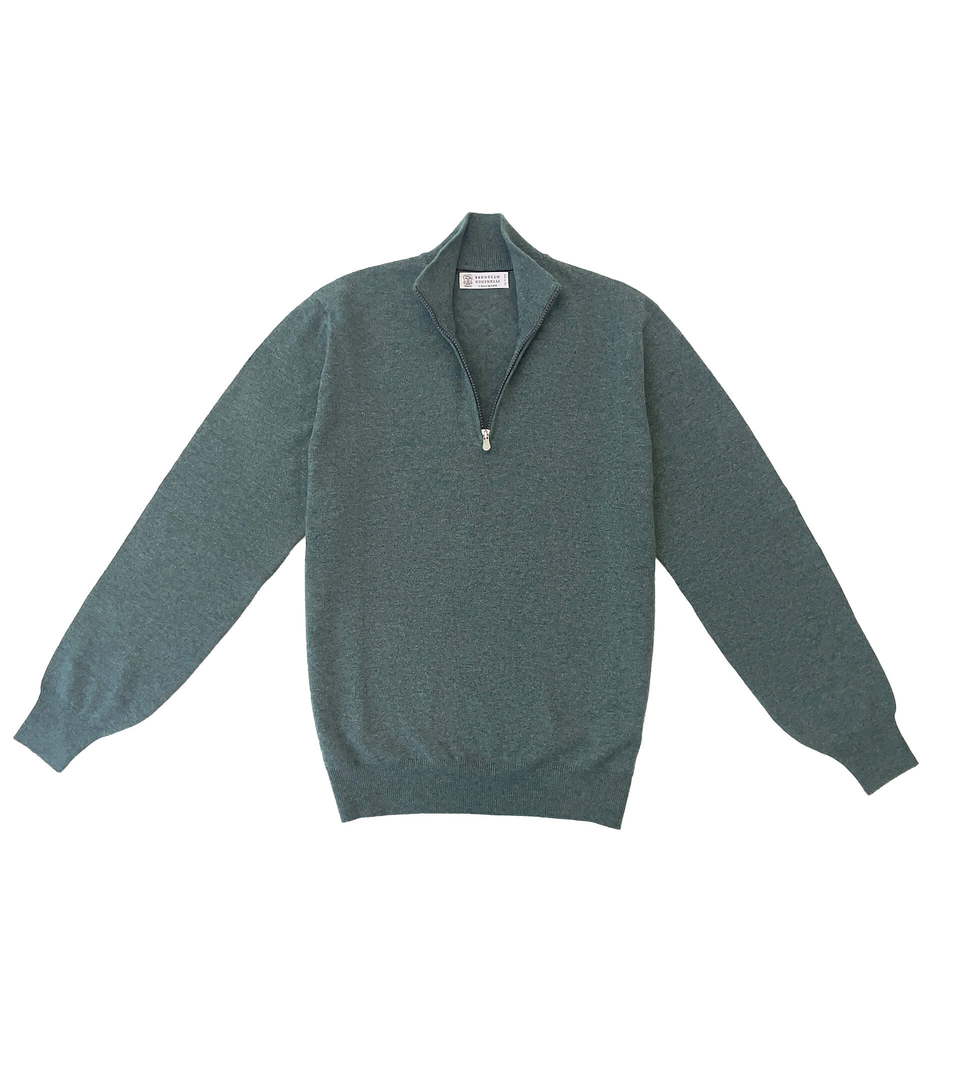 BRUNELLO CUCINELLI 100% Cashmere 1/4 Zip Sweater