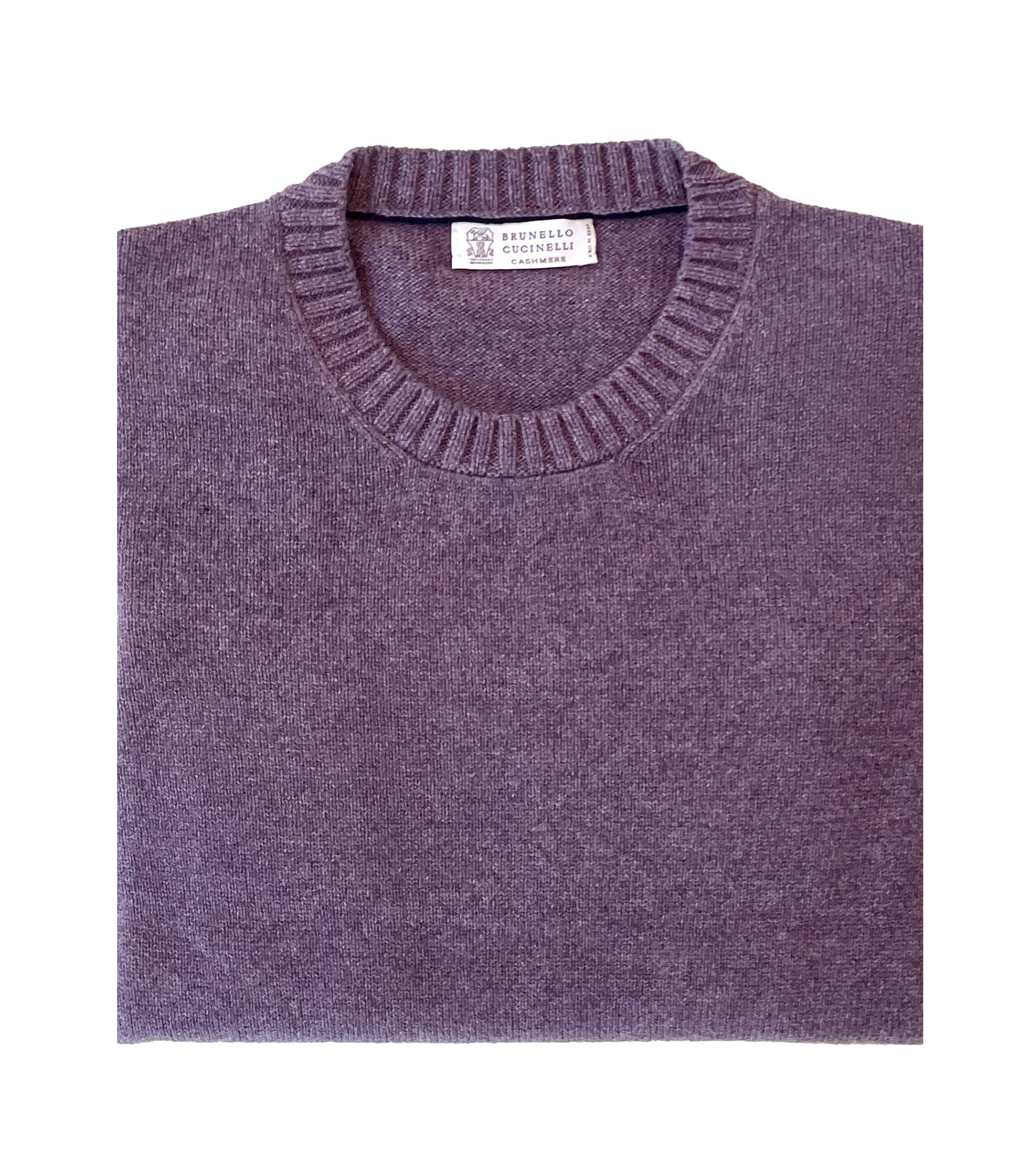 BRUNELLO CUCINELLI Shetland Cashmere Crewneck Sweater