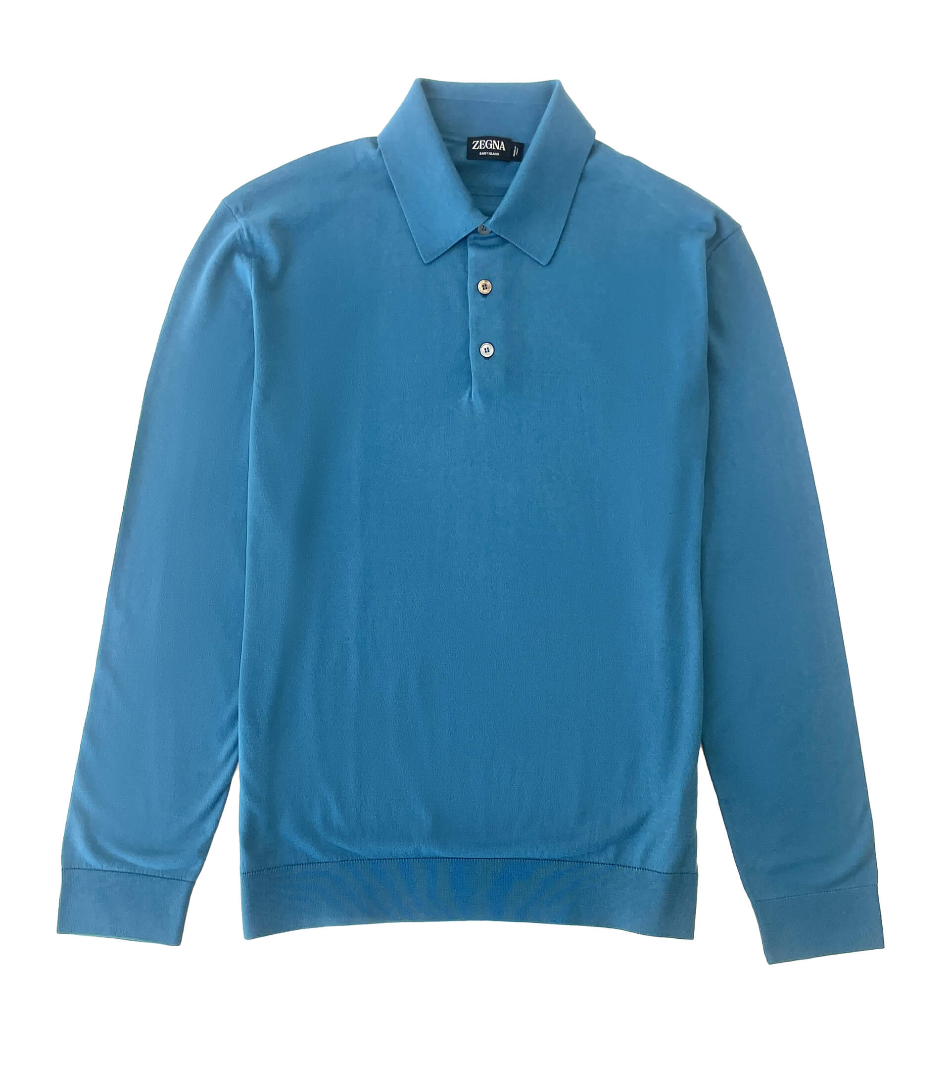 ZEGNA Baby Island Long Sleeve Polo Sweater +Colors