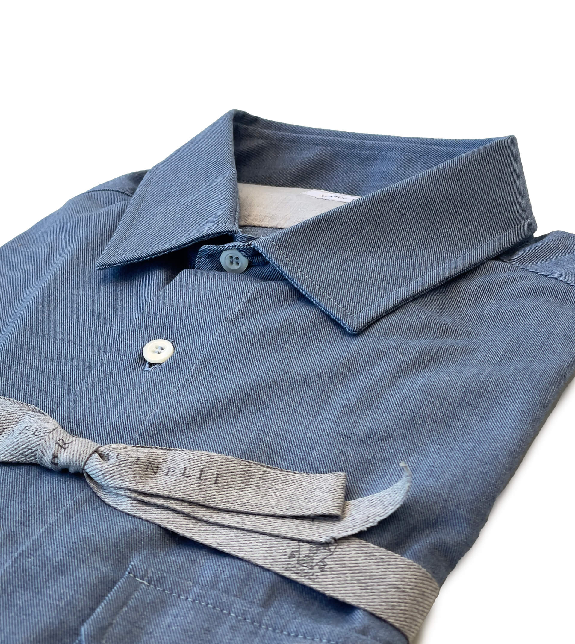 BRUNELLO CUCINELLI Long Sleeve Cotton Sport Shirt